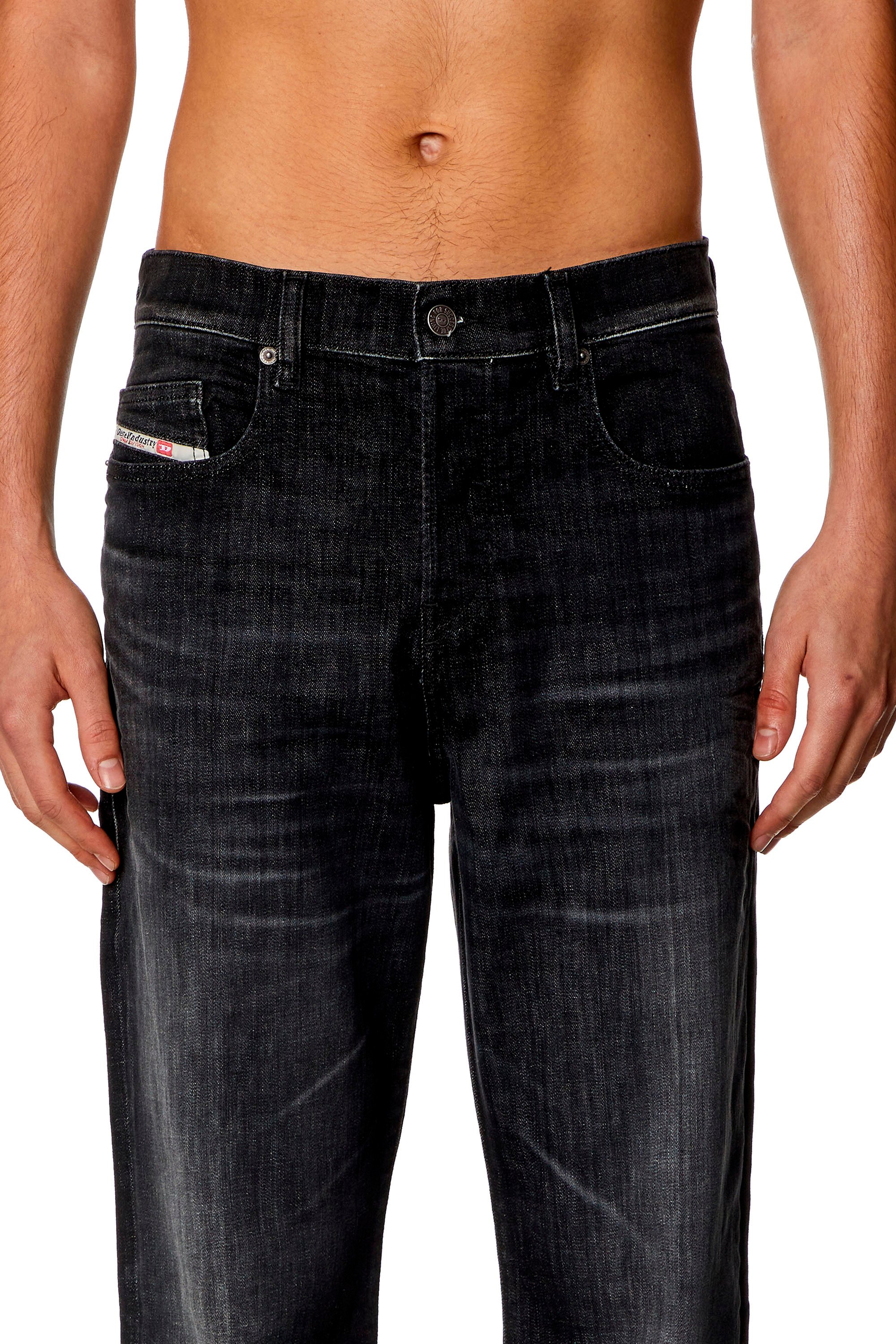 Diesel - Straight Jeans 2020 D-Viker 09H34, Noir/Gris foncé - Image 4