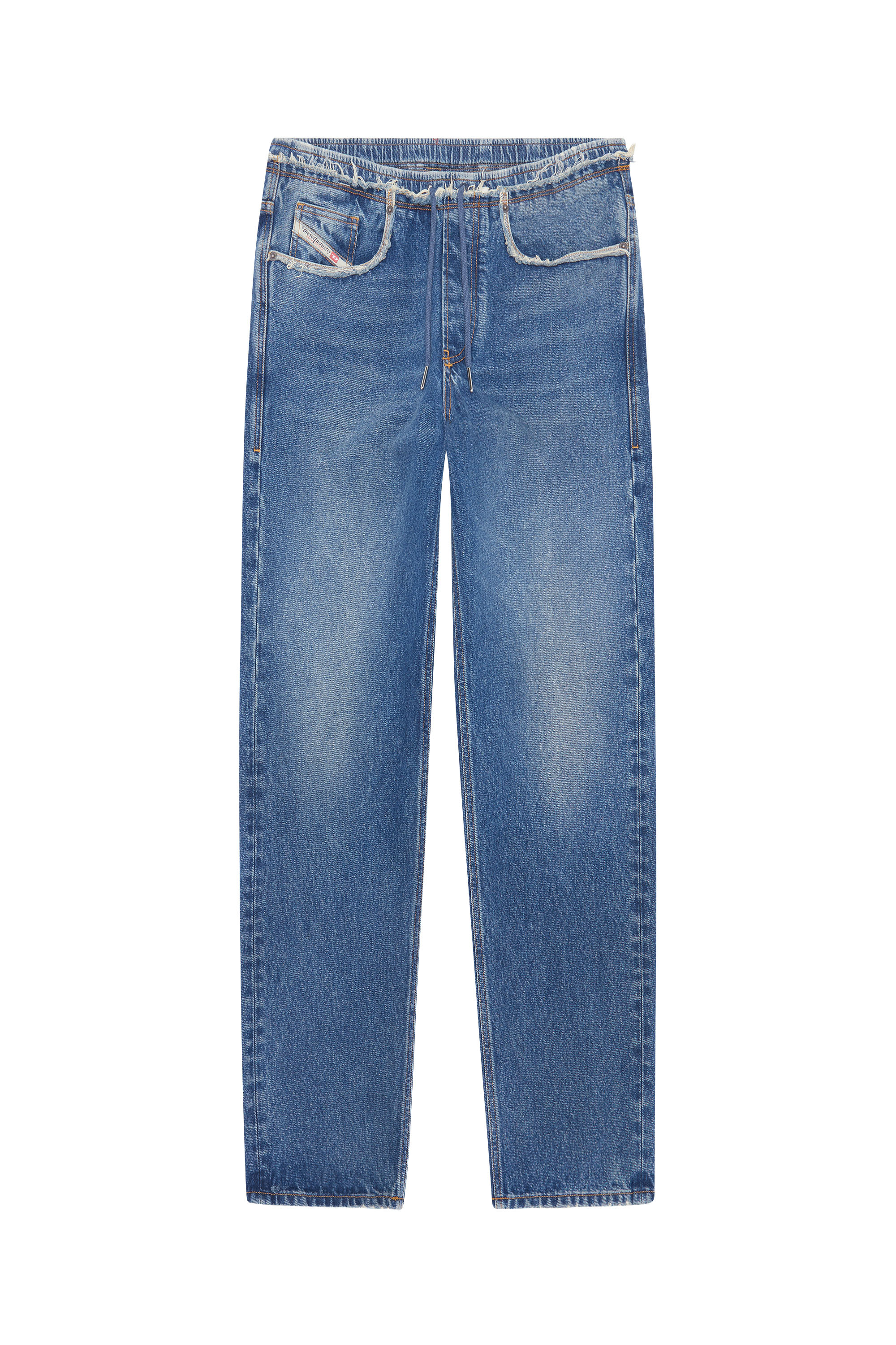 Diesel - D-Sert 007F2 Straight Jeans, Blu medio - Image 1