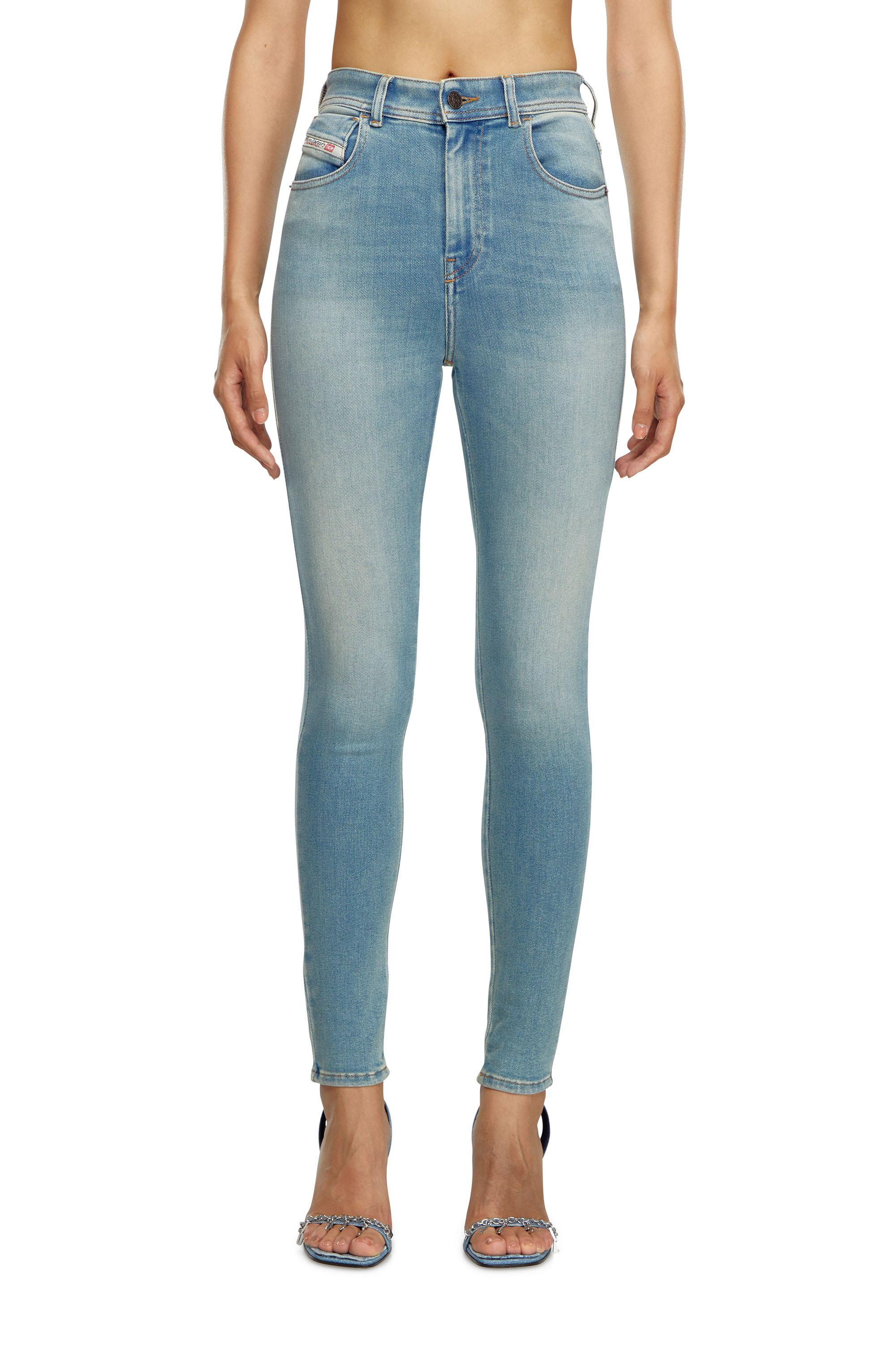 Diesel - Femme Super skinny Jeans 1984 Slandy-High 09J09, Bleu Clair - Image 1