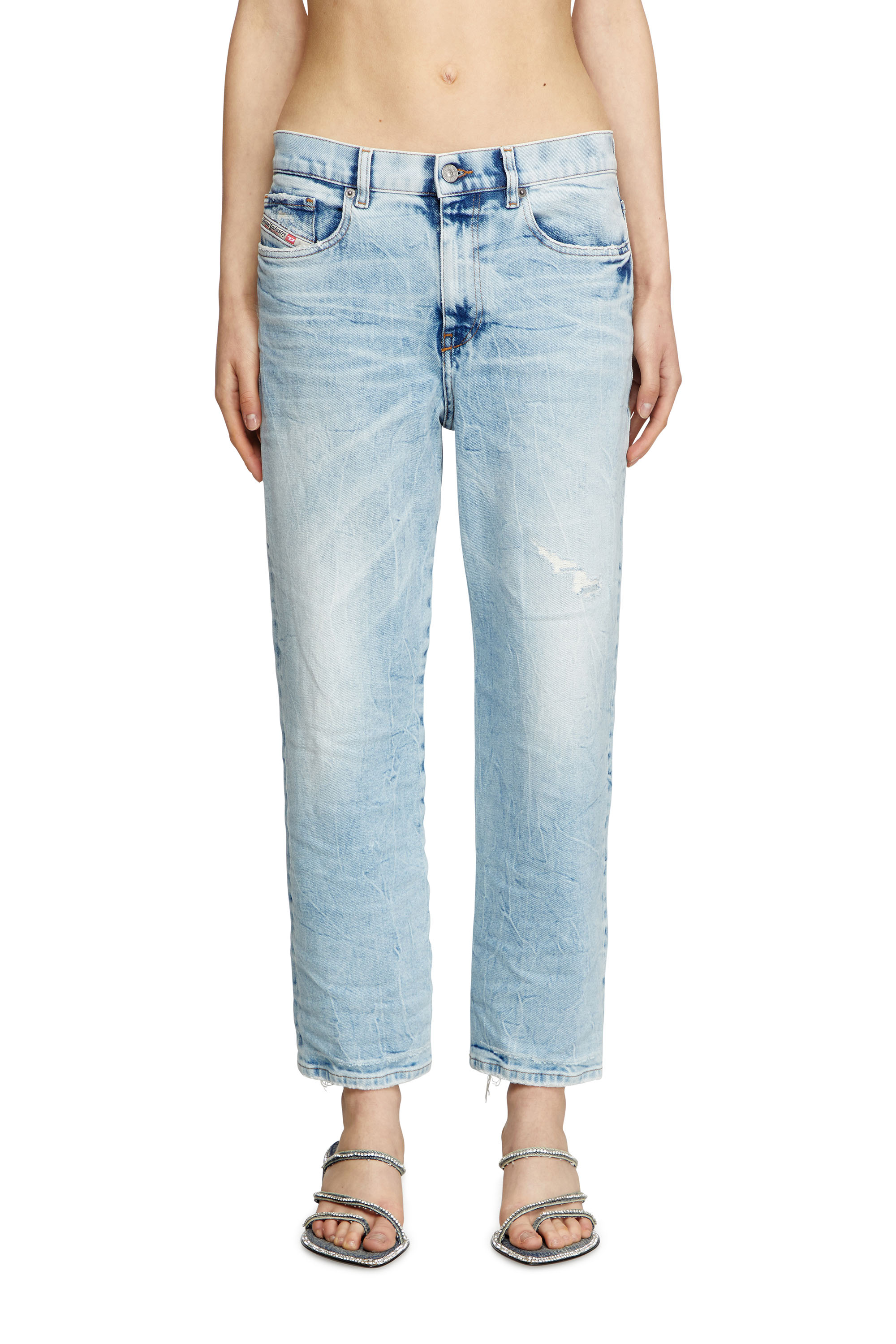 Diesel - Regular Jeans 2016 D-Air 09L31 Femme, Bleu Clair - Image 1