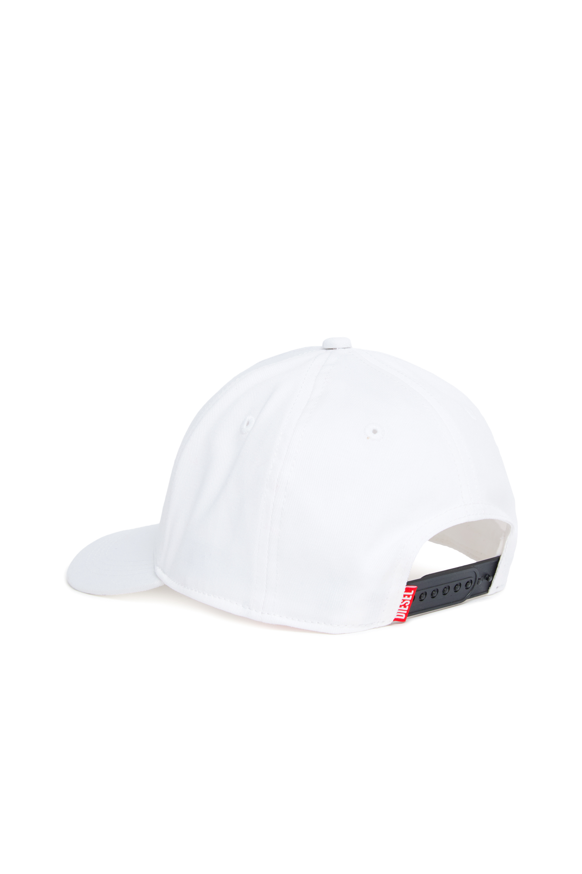 Diesel - FZERIL, Mixte Casquette de baseball avec logo Oval D imprimé Terre in Blanc - Image 2