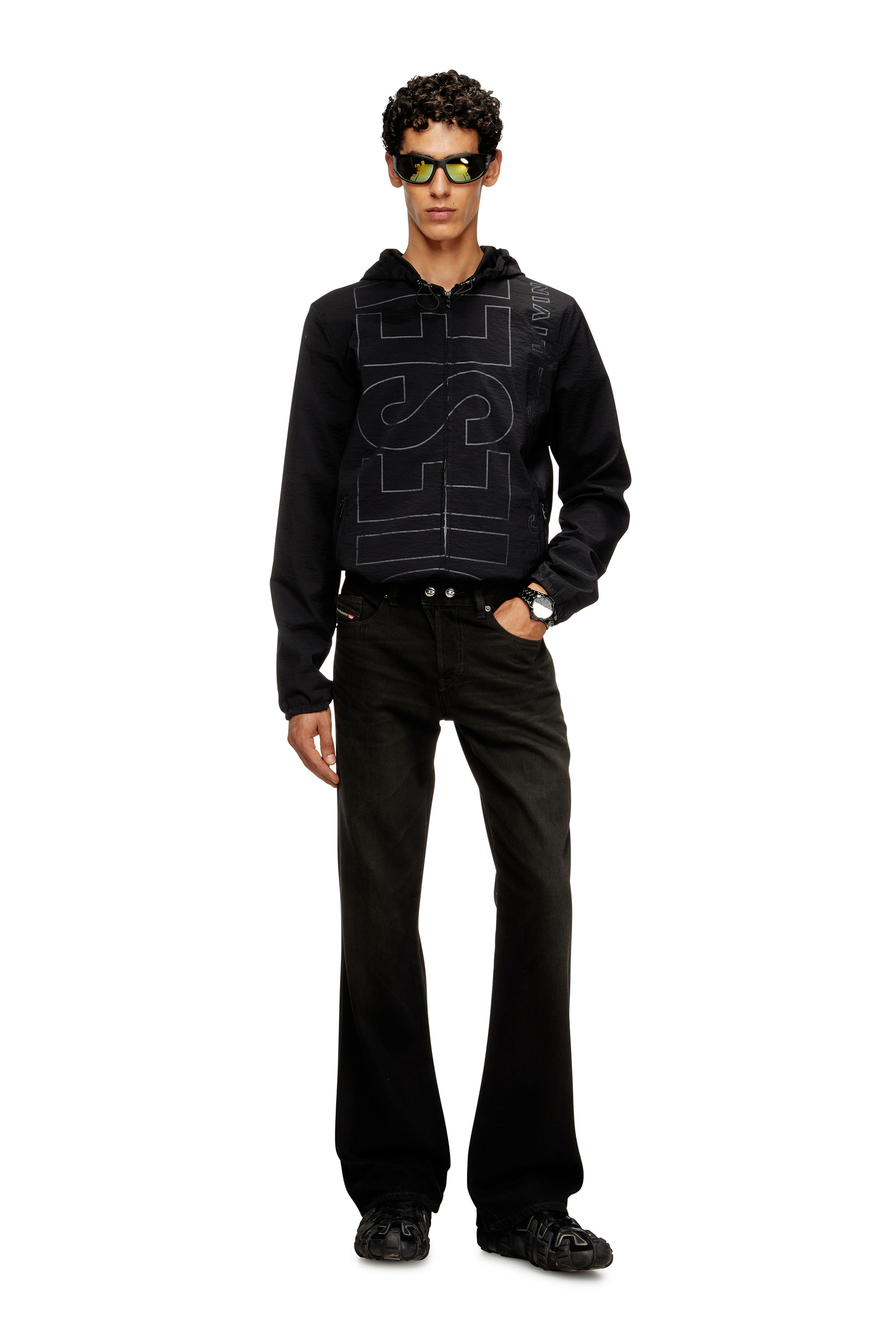 Diesel - Man's Bootcut Jeans 1998 D-Buck 09M20, Black/Dark grey - 2