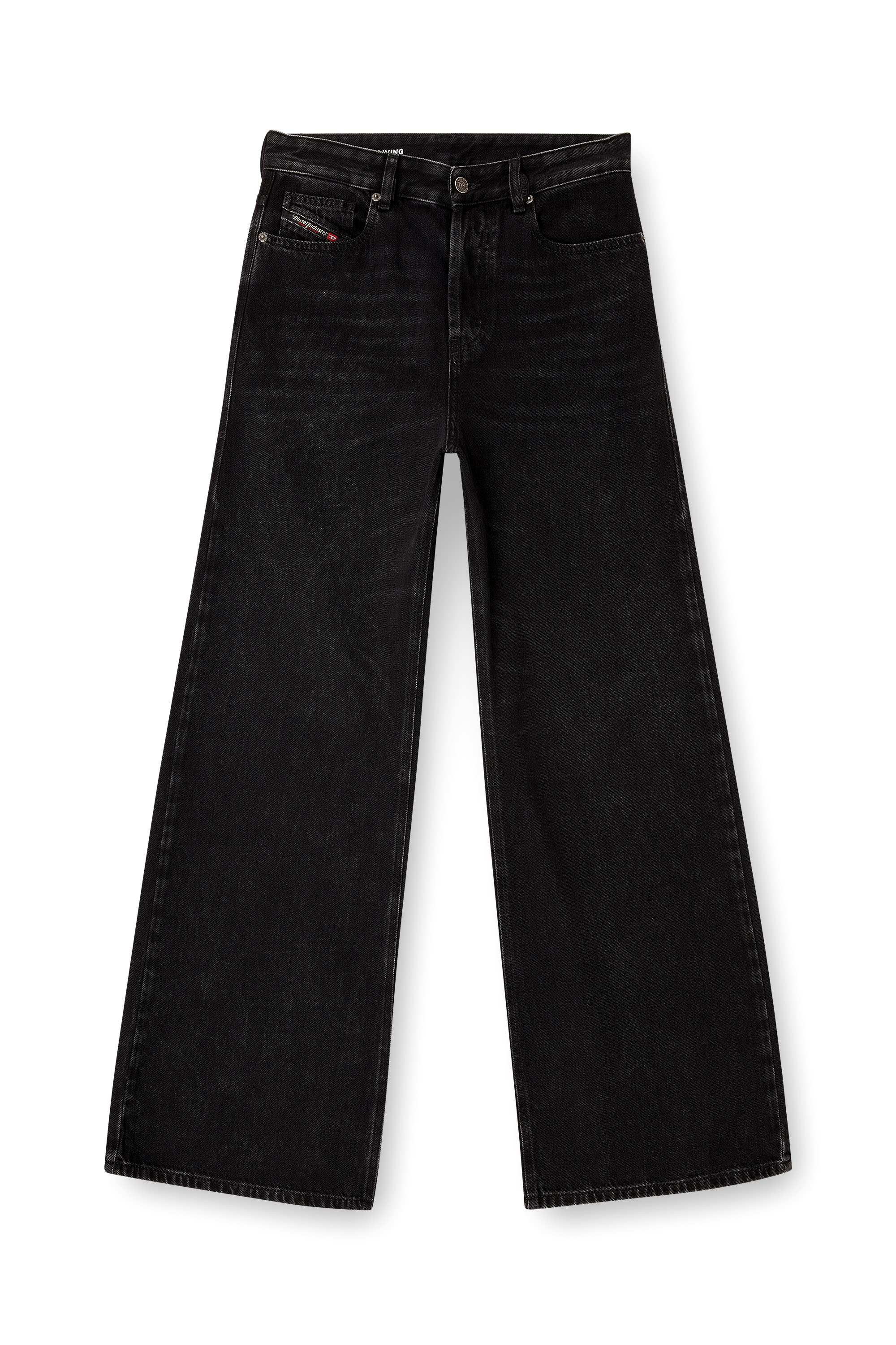Diesel - Damen Relaxed Jeans 1996 D-Sire 09P09, Schwarz/Dunkelgrau - 3