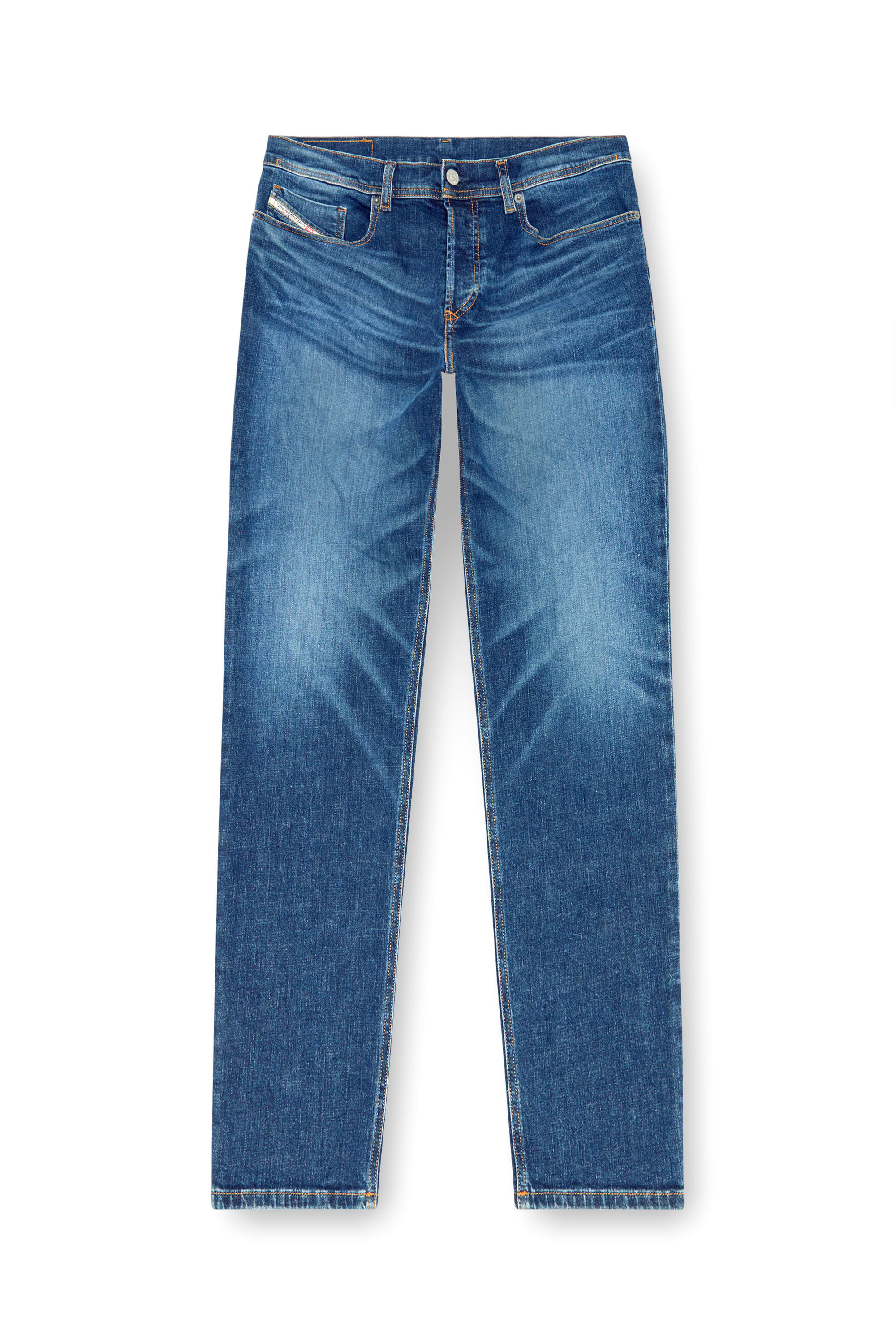 Diesel - Homme Tapered Jeans 2023 D-Finitive 09J47, Bleu Foncé - Image 5