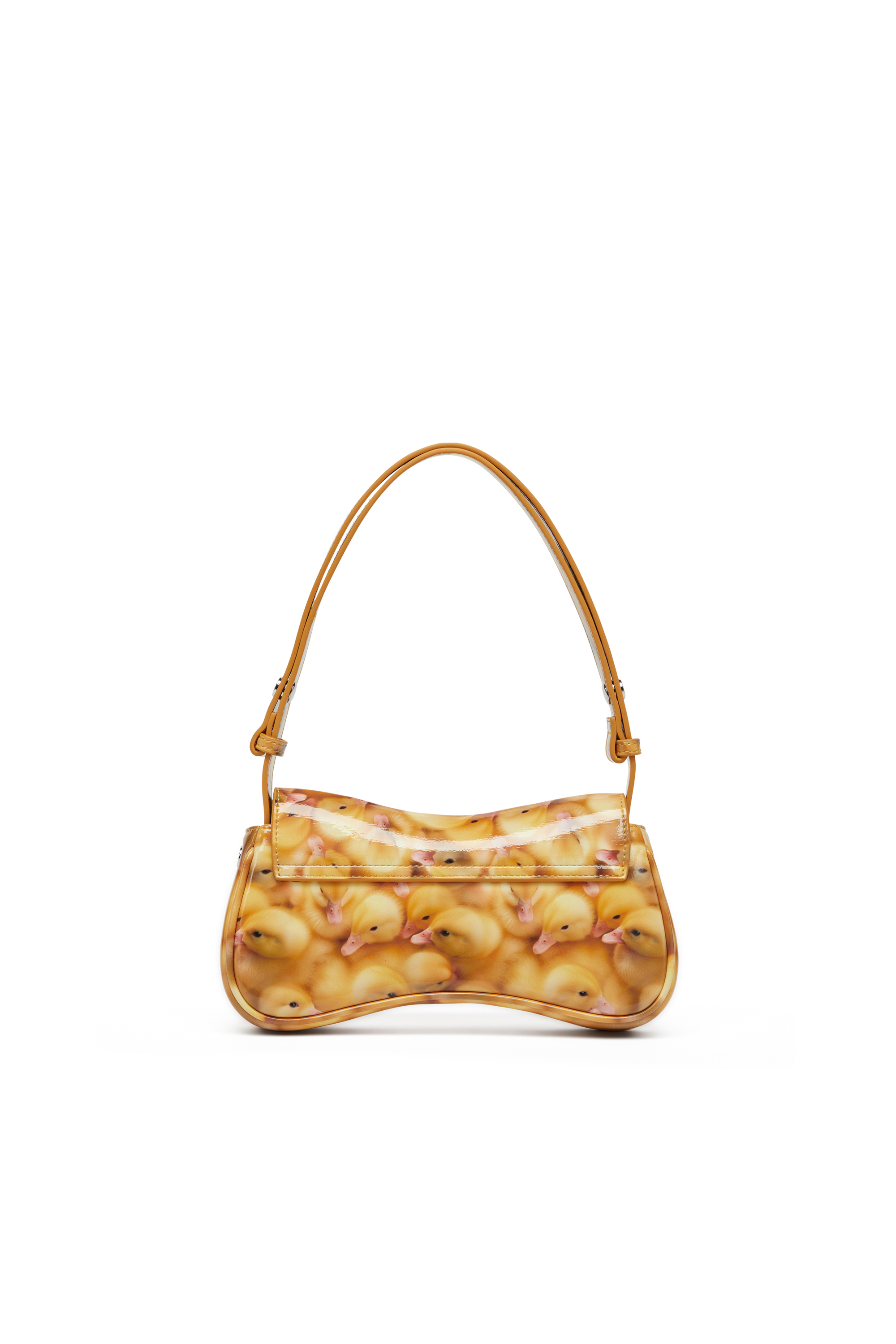 Diesel - PLAY CLUTCH, Play-Pochette brillante avec imprimé Femme in Jaune - 3