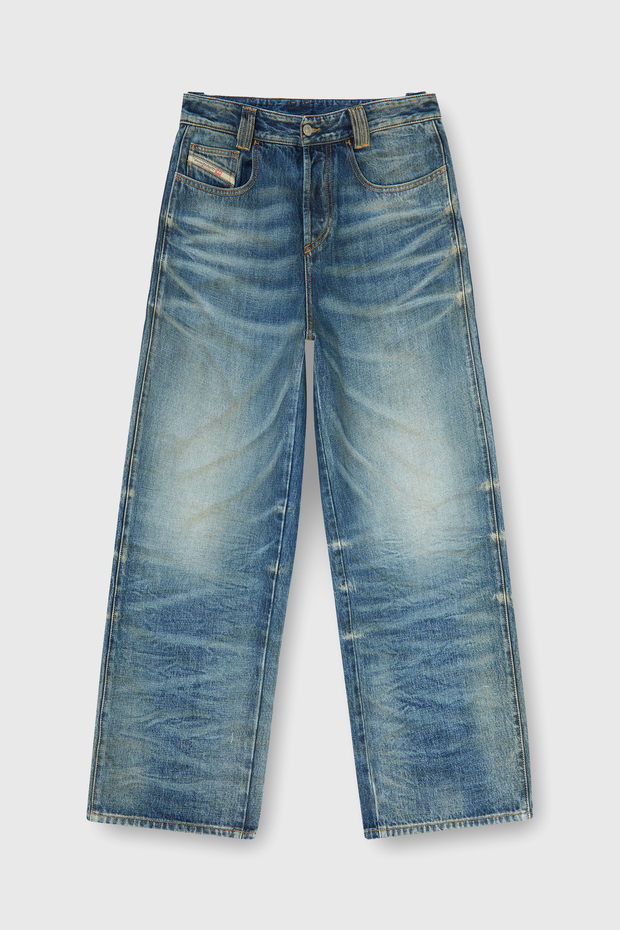Diesel - Relaxed Jeans 1982 D-Hakou 007GC Mixte, Bleu moyen - Image 6