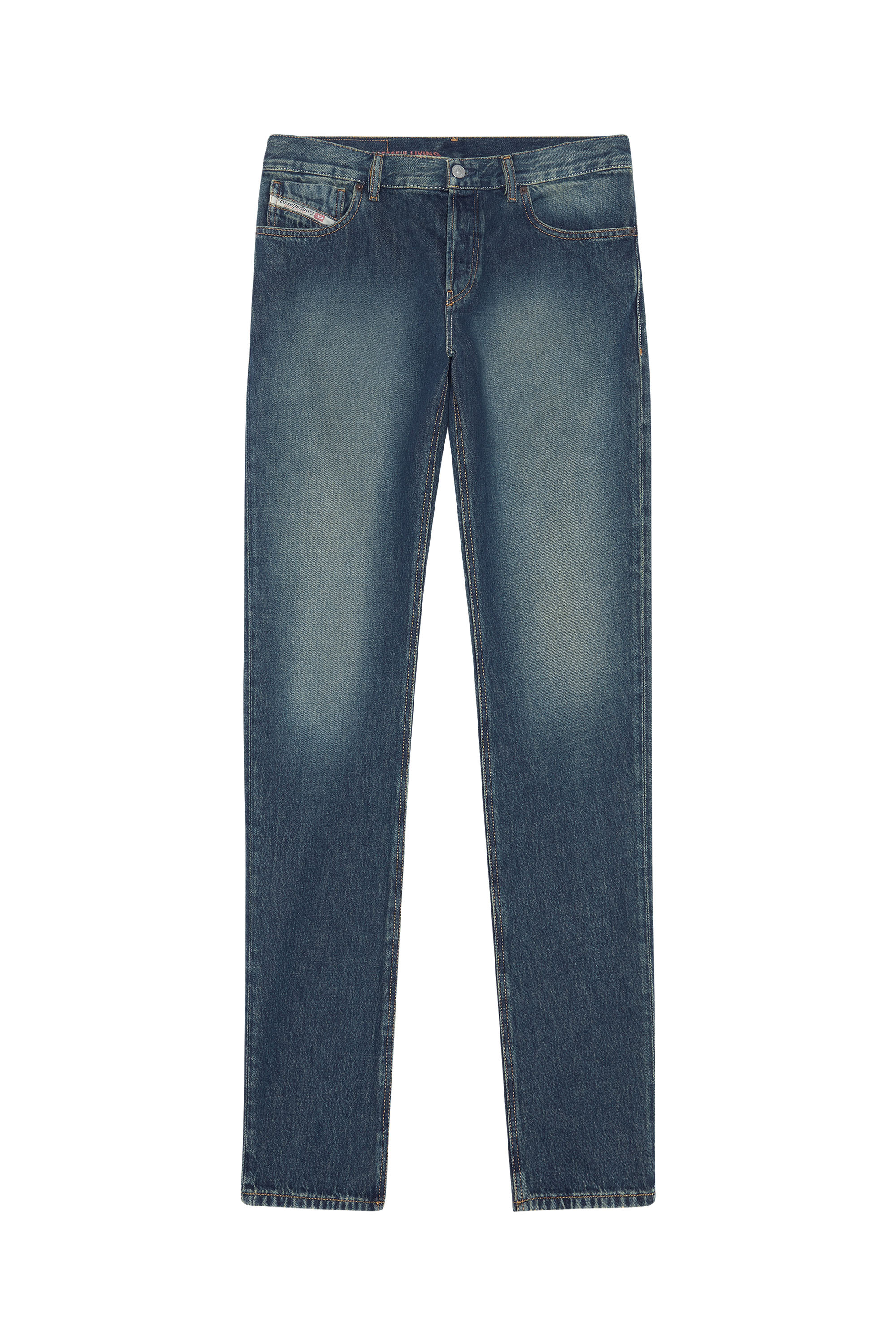 1995 09C04 Straight Jeans, Dunkelblau - Jeans