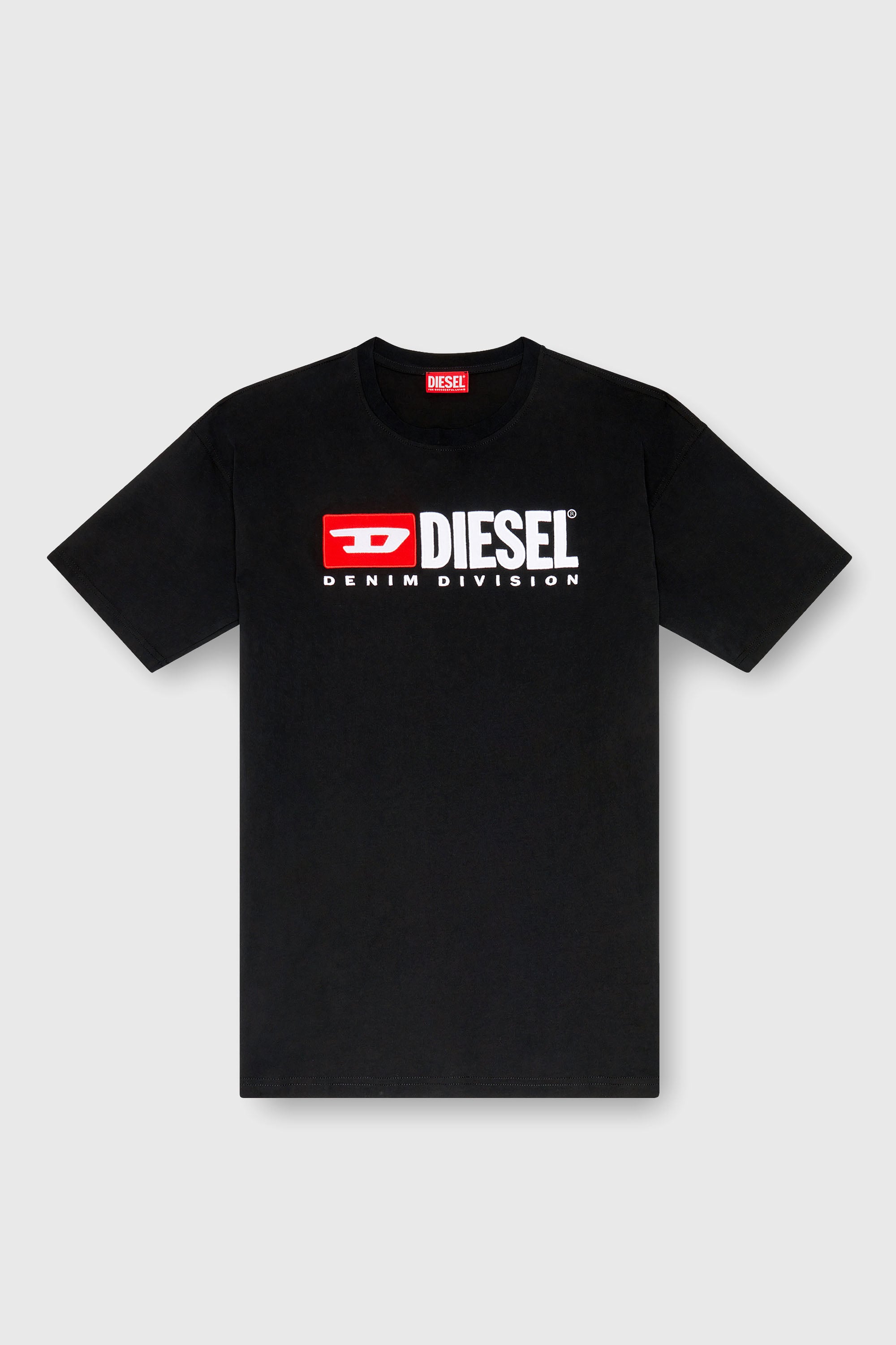 Diesel - T-BOXT-DIV, T-shirt avec empi&egrave;cement Diesel Homme in Noir - 2