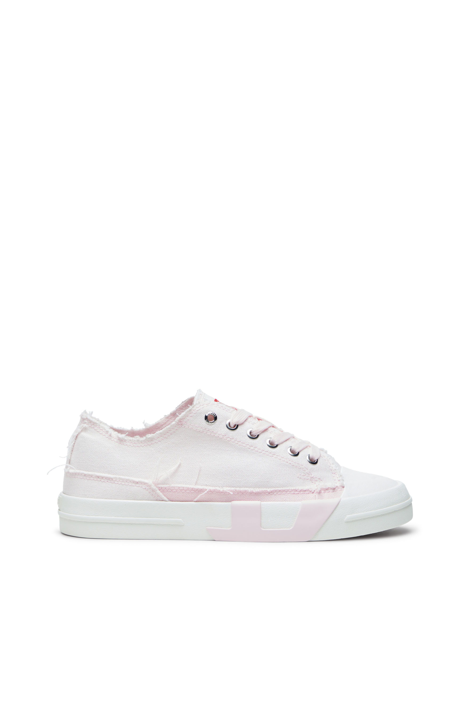 Diesel - S-D-VERSE LOW W, S-D-Verse-Sneaker in canvas sfrangiato Donna in Multicolor - 1