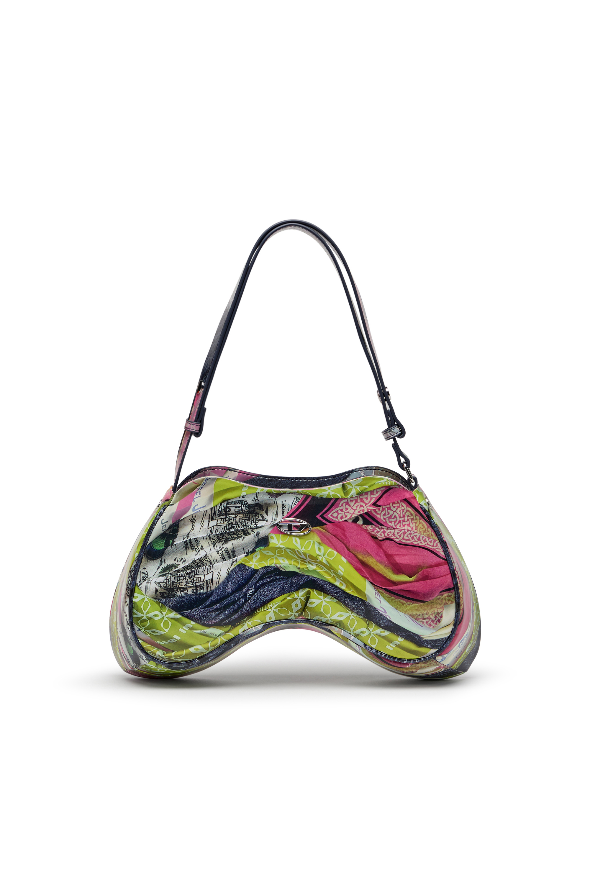 Diesel - PLAY SHOULDER, Play-Borsa a spalla lucida Donna in Multicolor - 1