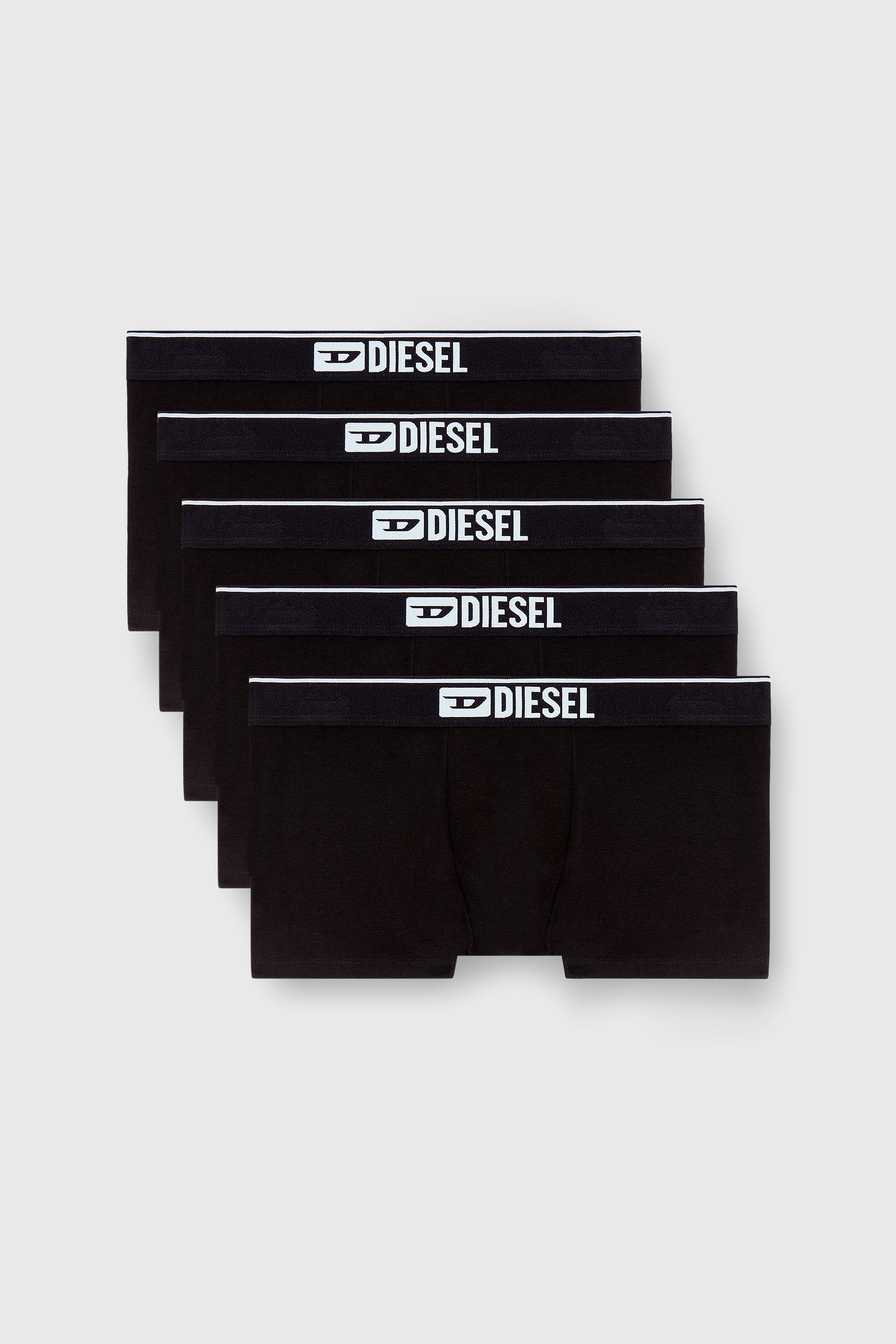 Diesel - UMBX-DAMIENFIVEPACK, Herren Einfarbige Retropants im F&uuml;nferpack in Schwarz - 2