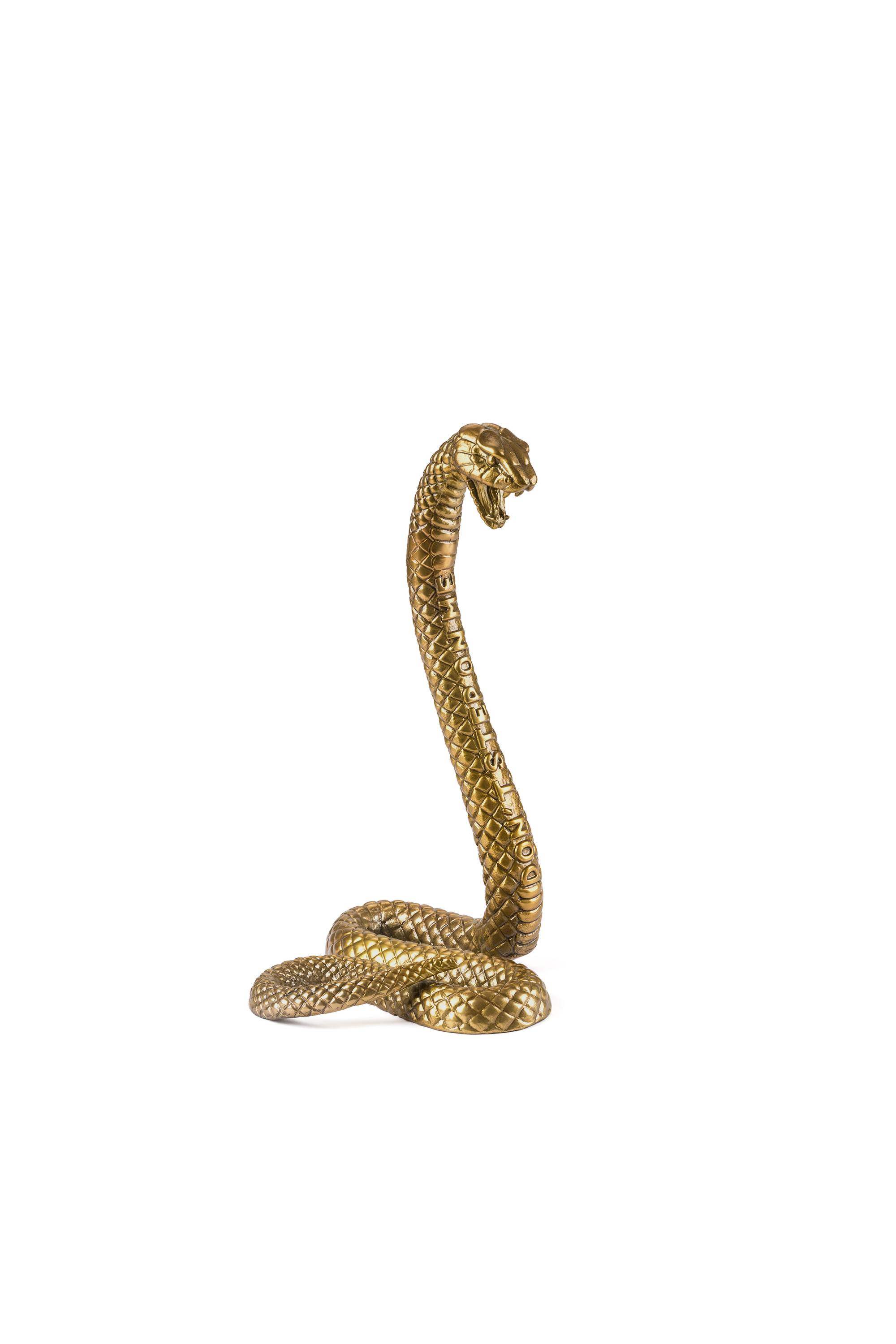 Diesel - 10893 Wunderkammer, Unisex "Don't Step On Me" Wunderkammer Snake in Gold - 2