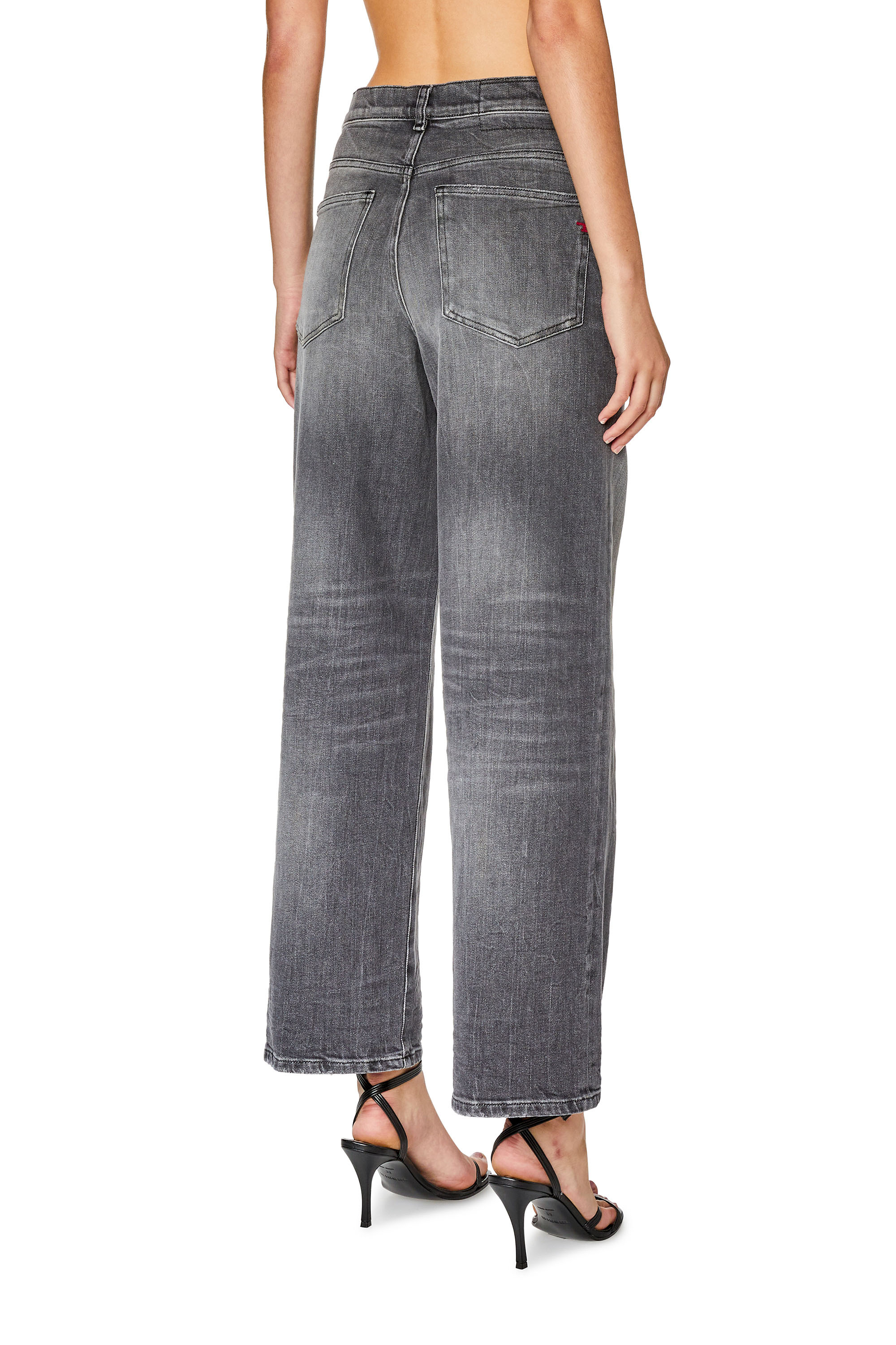 Diesel - Bootcut and Flare Jeans 2000 Widee 09G21, Noir/Gris foncé - Image 2