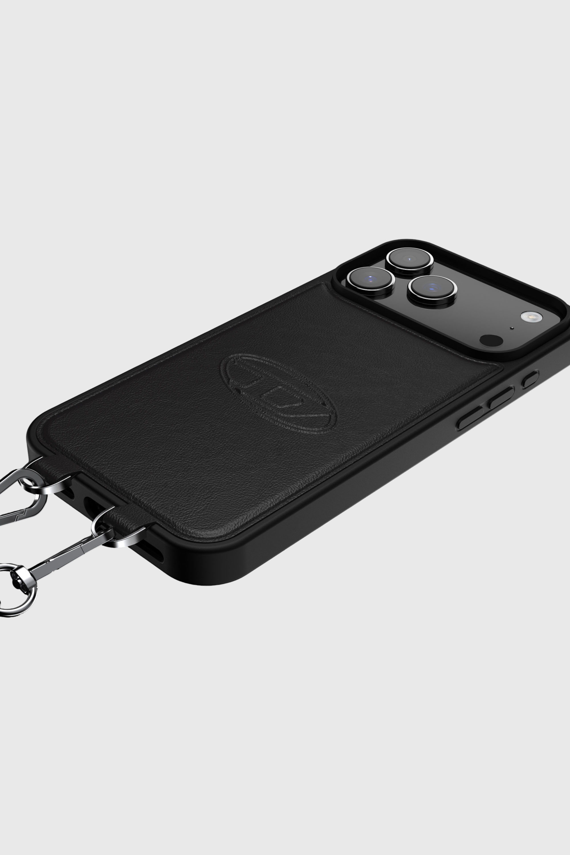 Diesel - 60663 MOULDED CASE, Unisex Oval D H&uuml;lle mit Handschlaufe und MagSafe f&uuml;r iPhone 17 Pro Max in Schwarz - 4