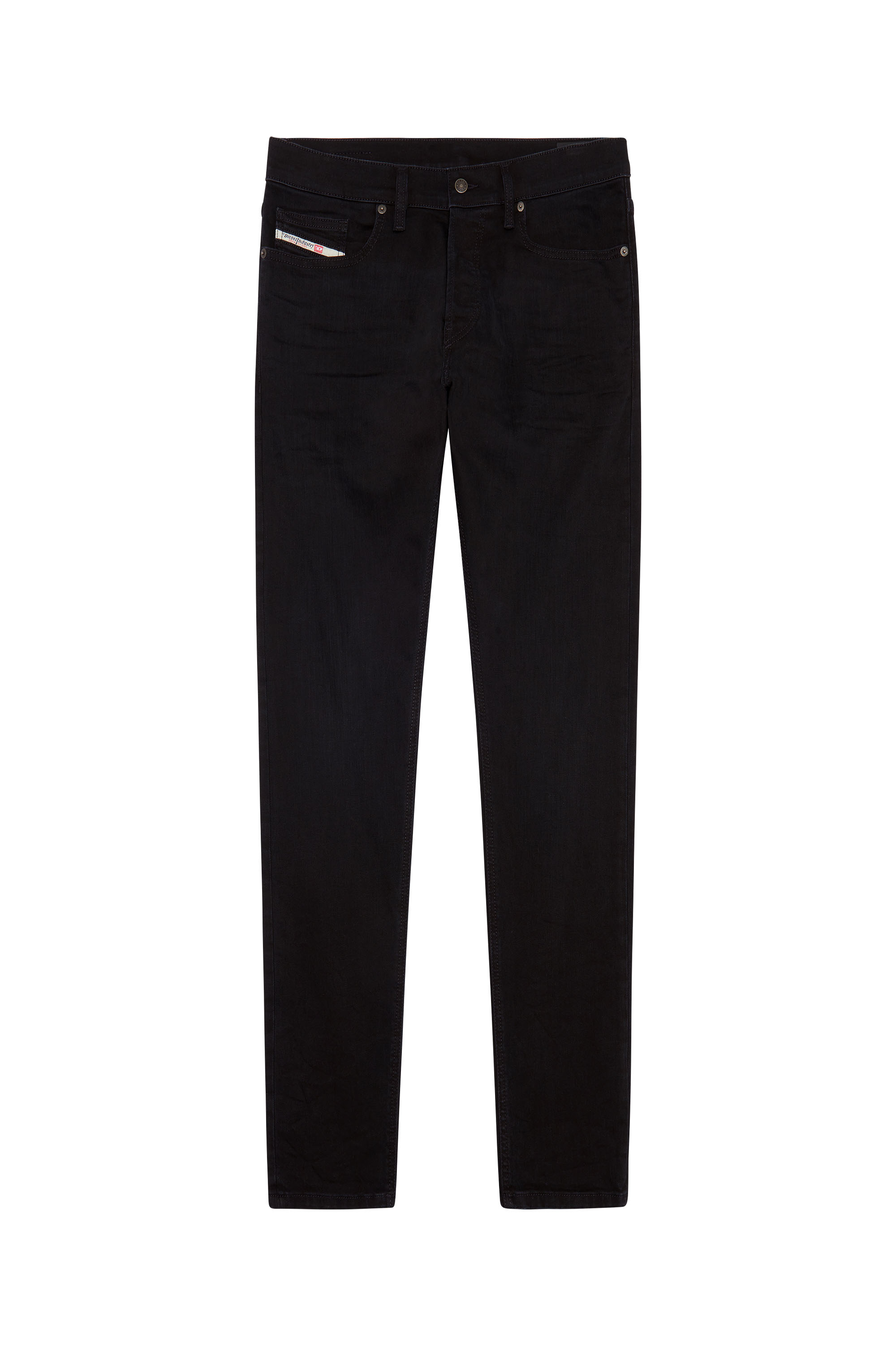 Diesel - D-Luster 0ELAY Slim Jeans, Nero/Grigio scuro - Image 6