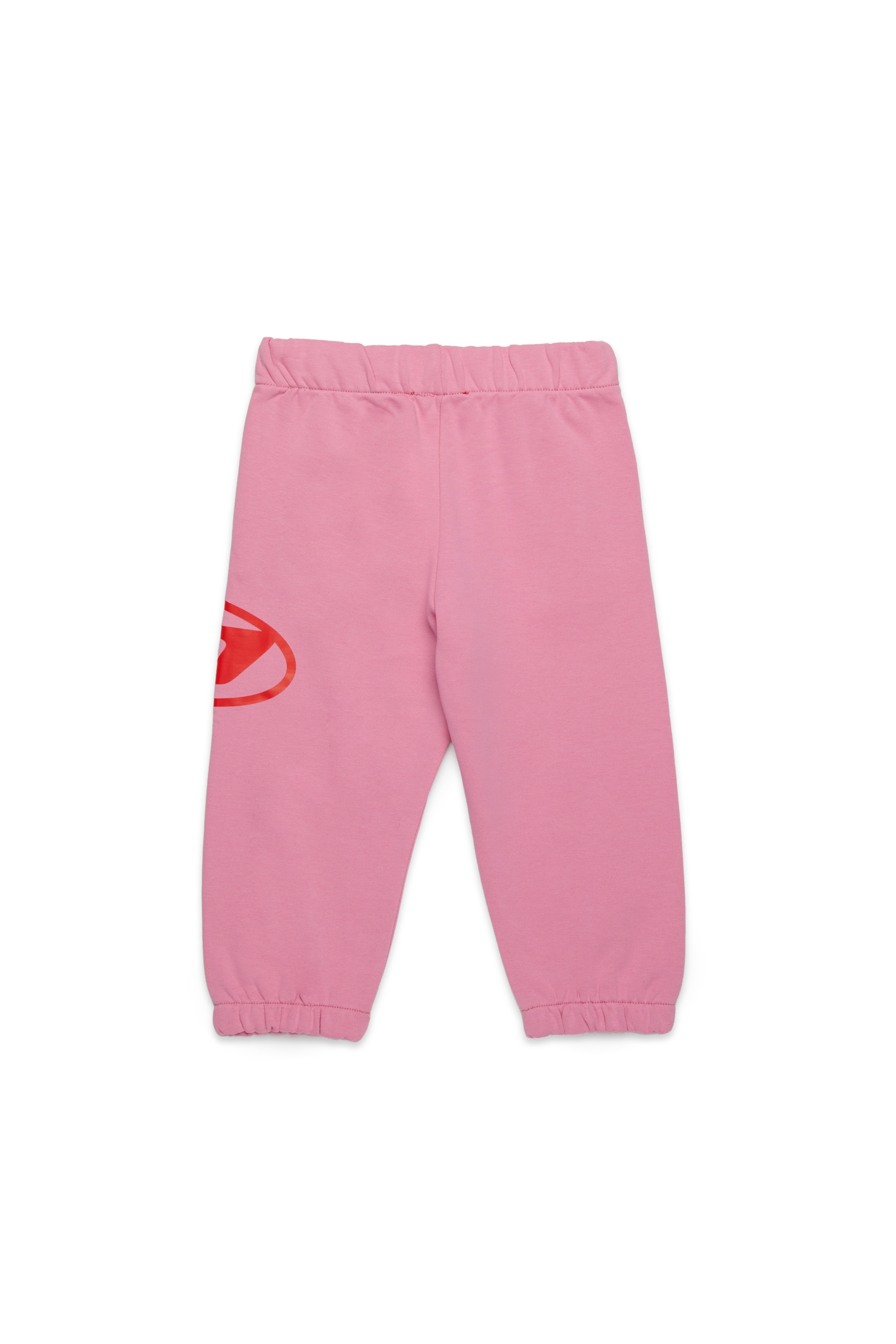 Diesel - PCERB, Pantaloni tuta con stampa Oval D Unisex in Rosa - 2