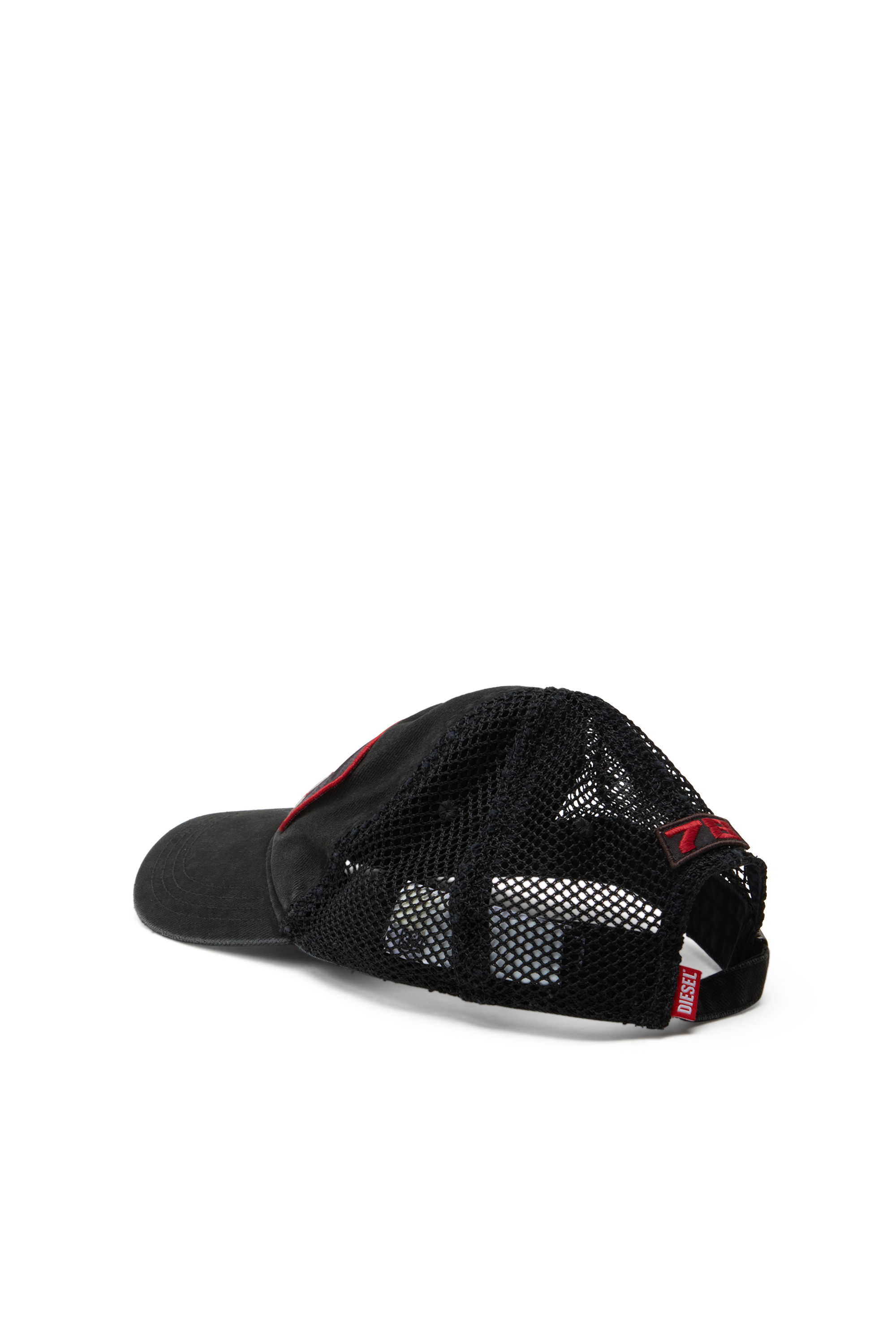 Diesel - C-MESHY, Casquette de baseball avec résille Homme in Noir - 2