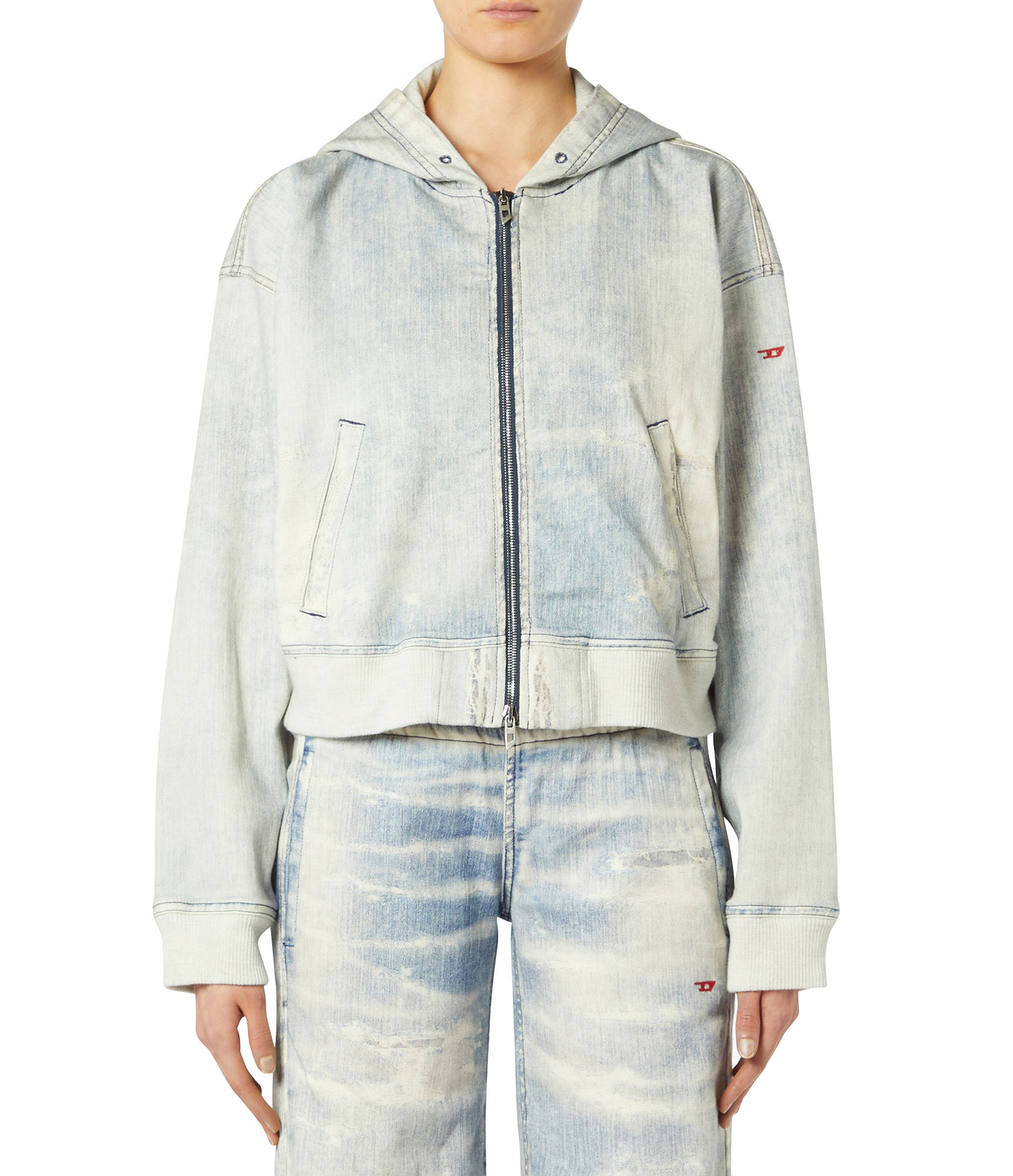 DE-GIRI-CROP JOGG, Bleu Clair