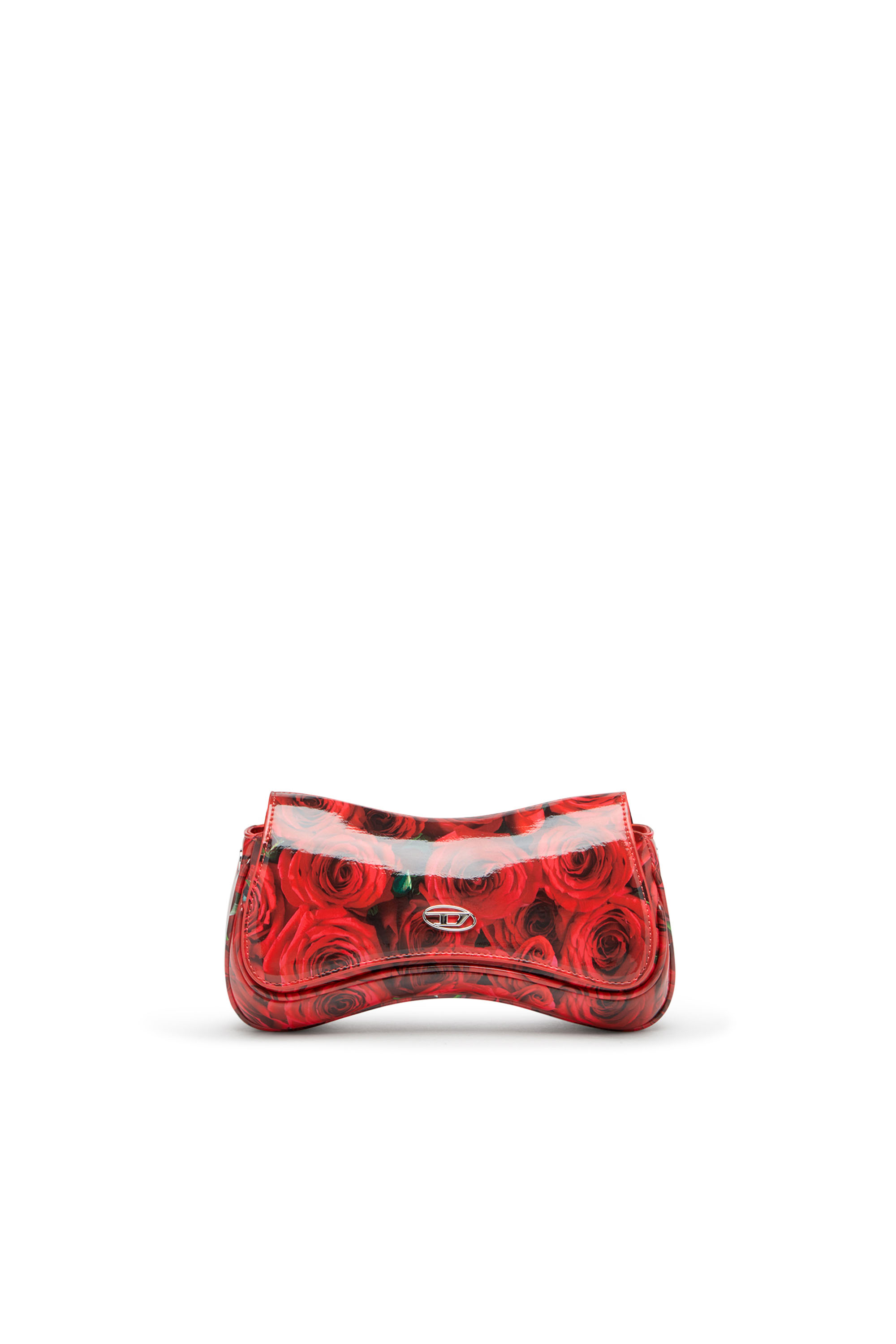 Diesel - PLAY CLUTCH, Play-Clutch lucida con stampa Donna in Rosso - 1