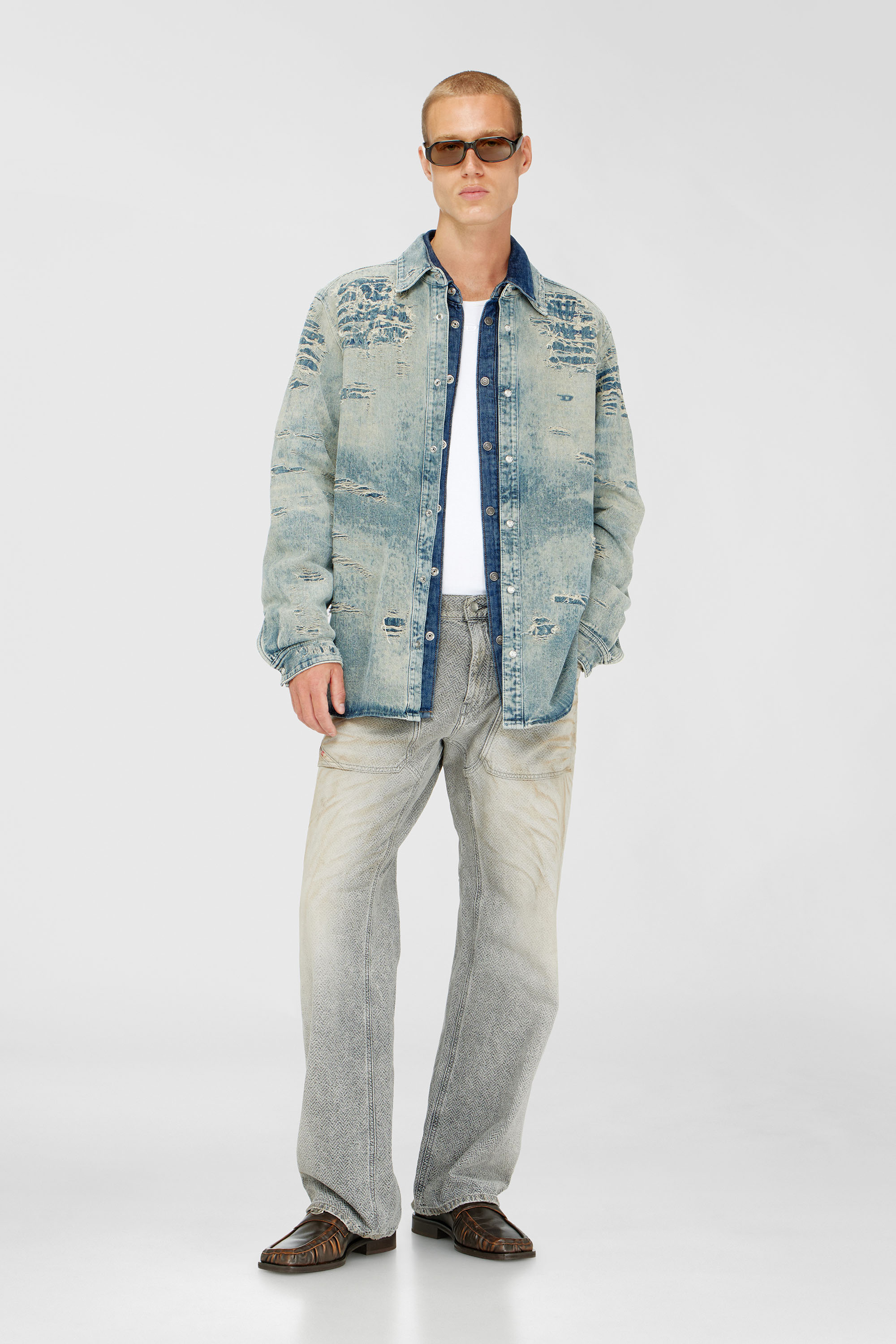Diesel - Herren Relaxed Jeans D-Zeta 09Q11, Grau - 2