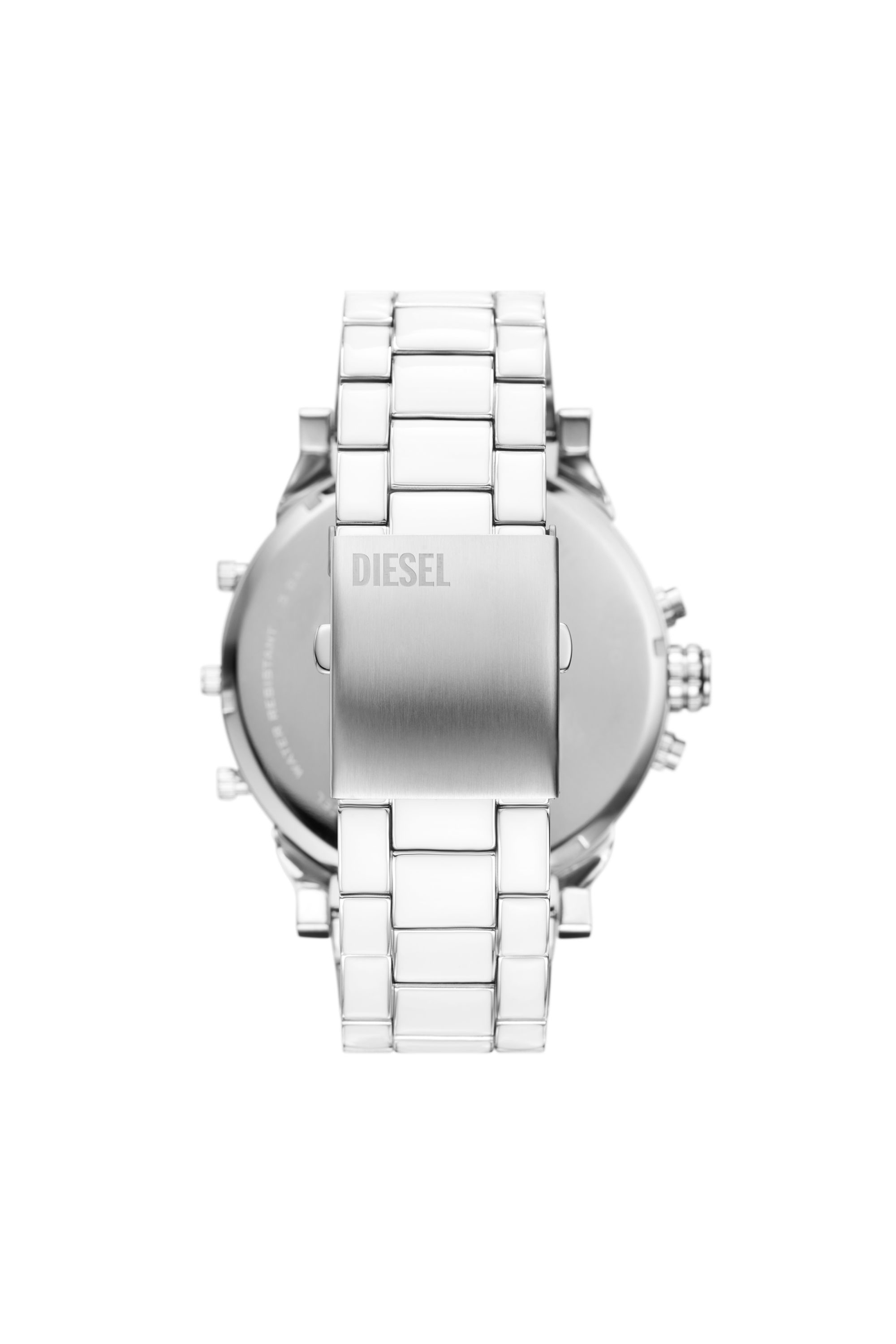 Diesel - DZ7481, Orologio Mr. Daddy 2.0 in acciaio inossidabile e smalto bianco Uomo in Argento - 2