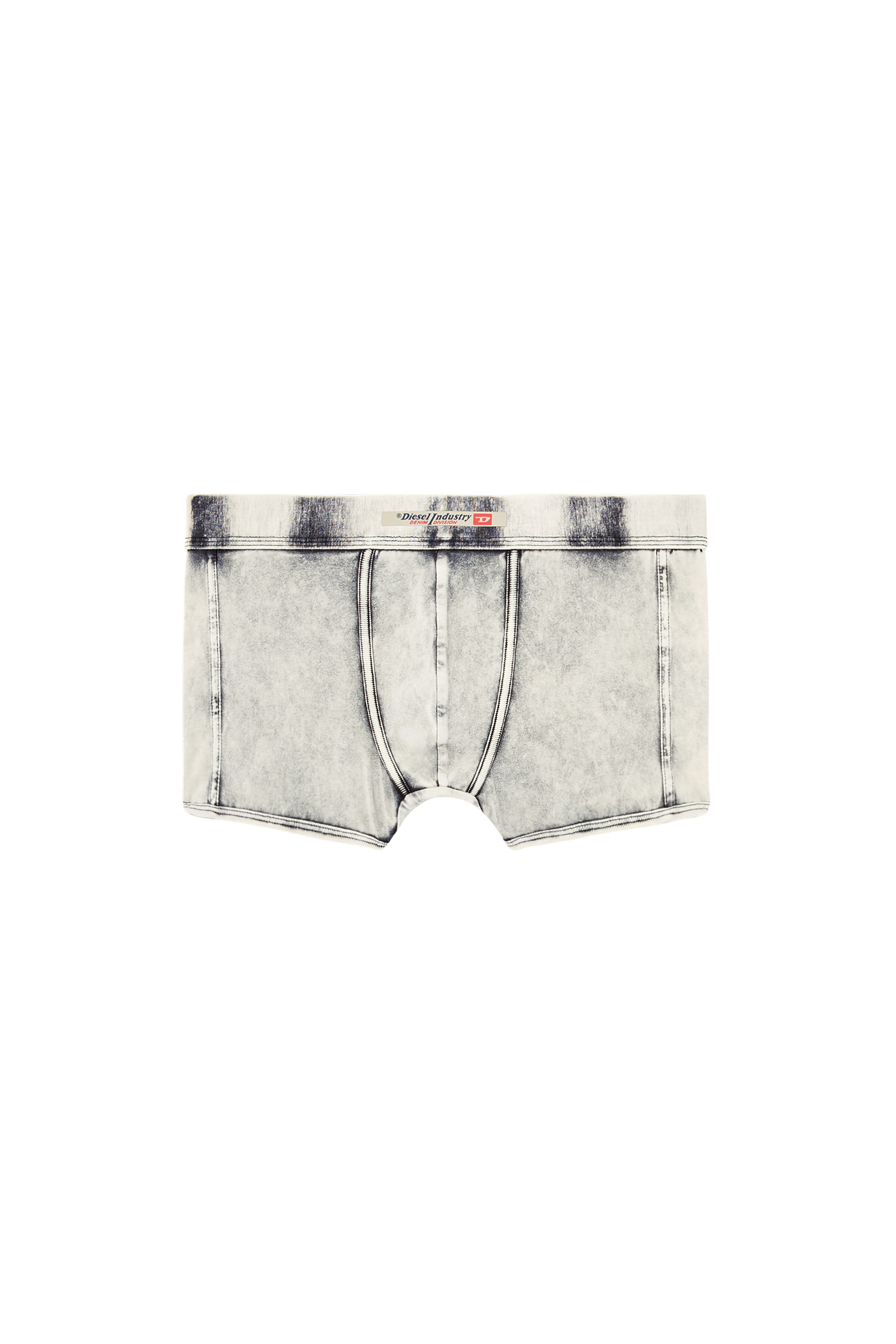 Diesel - DAMIEN-DNM, Boxer effetto denim Uomo in Grigio - 4