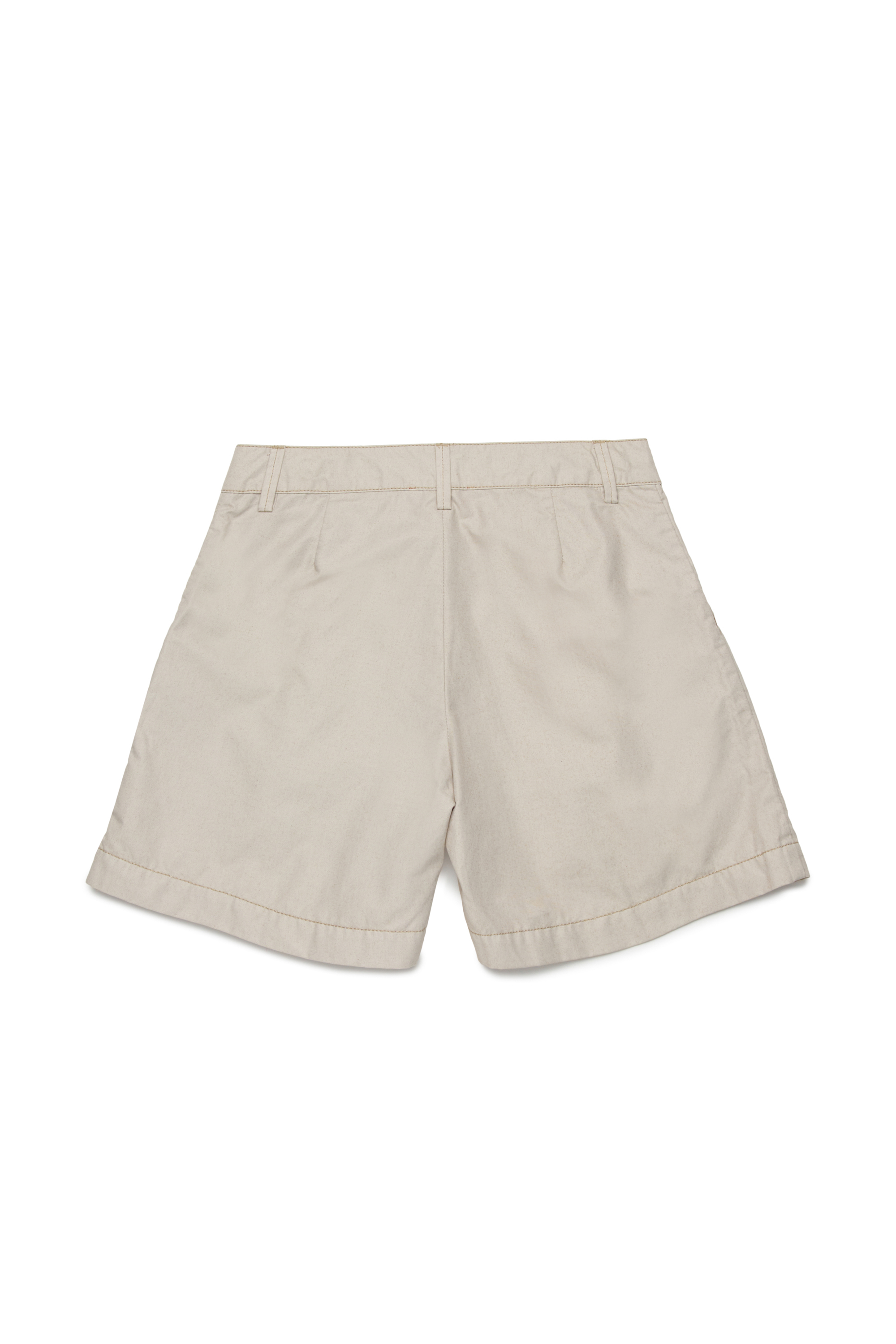 Diesel - POSDY, Damen Bermudashorts mit besticktem Oval D in Beige - 2