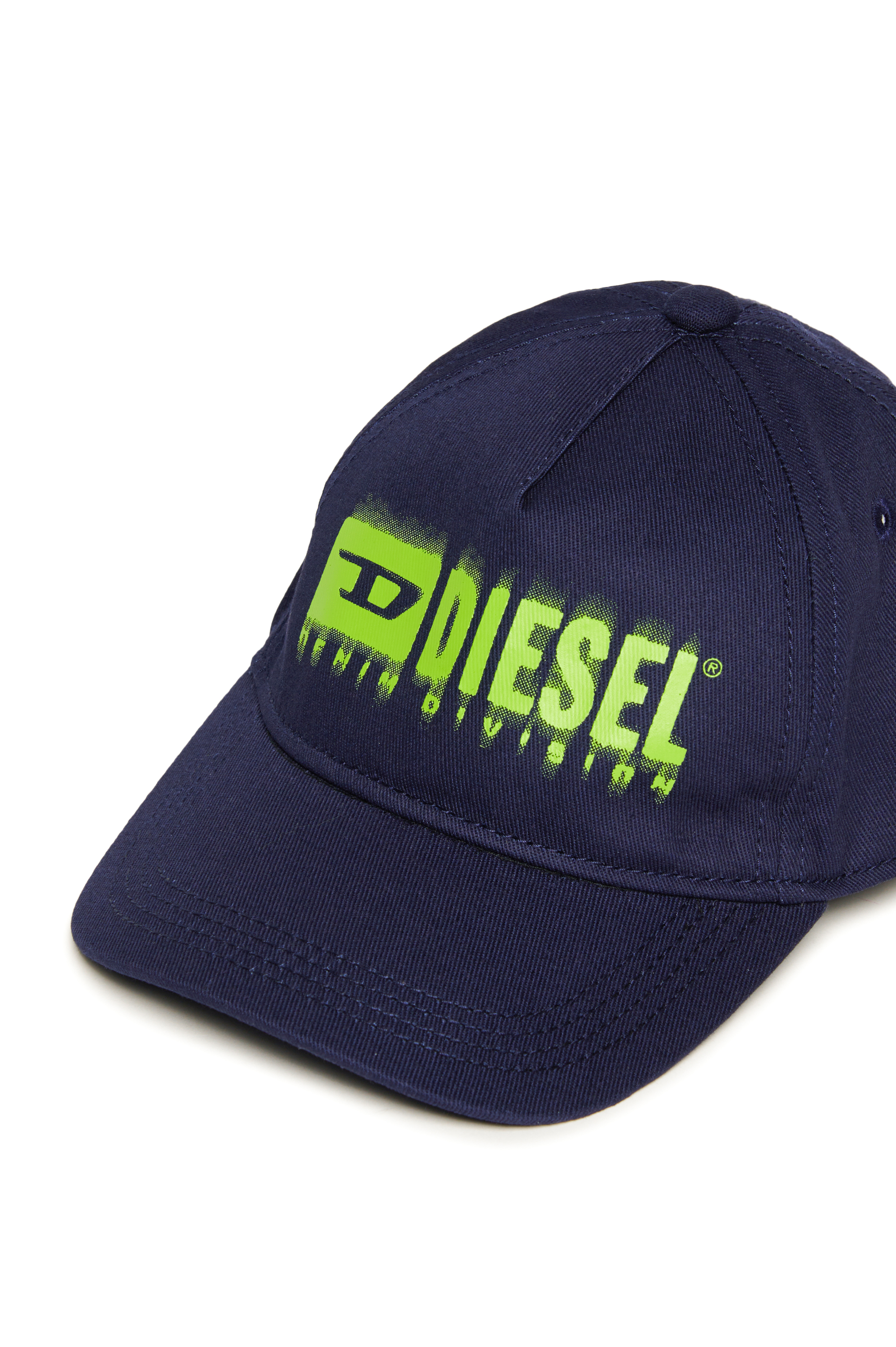 Diesel - FPRITTILB, Unisex Basecap aus Denim mit D&eacute;grad&eacute;-Logo in Dunkelblau - 3