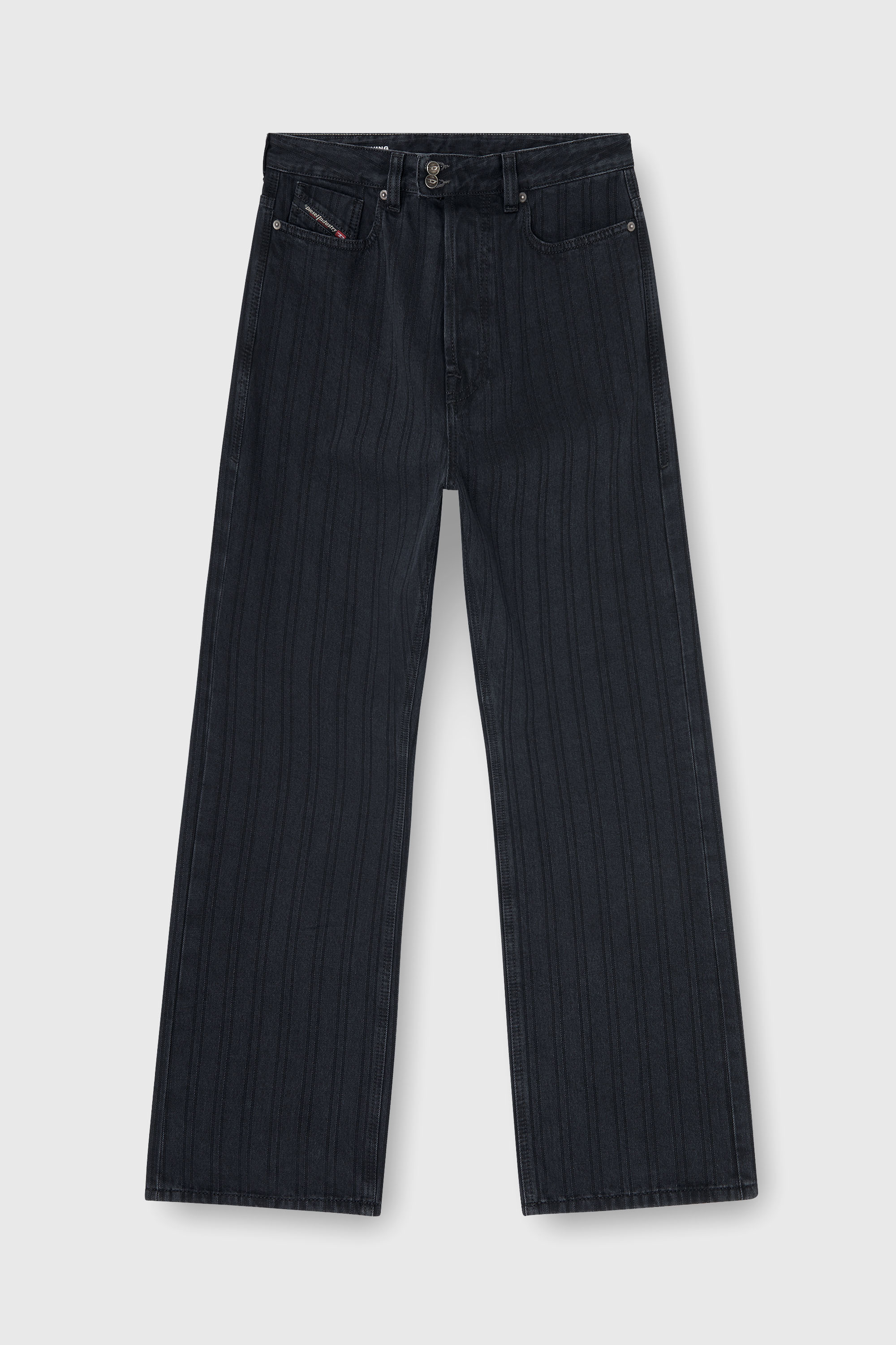 Diesel - Relaxed Jeans 1980 D-Eeper 09Q12 Uomo, Nero/Grigio scuro - Image 6
