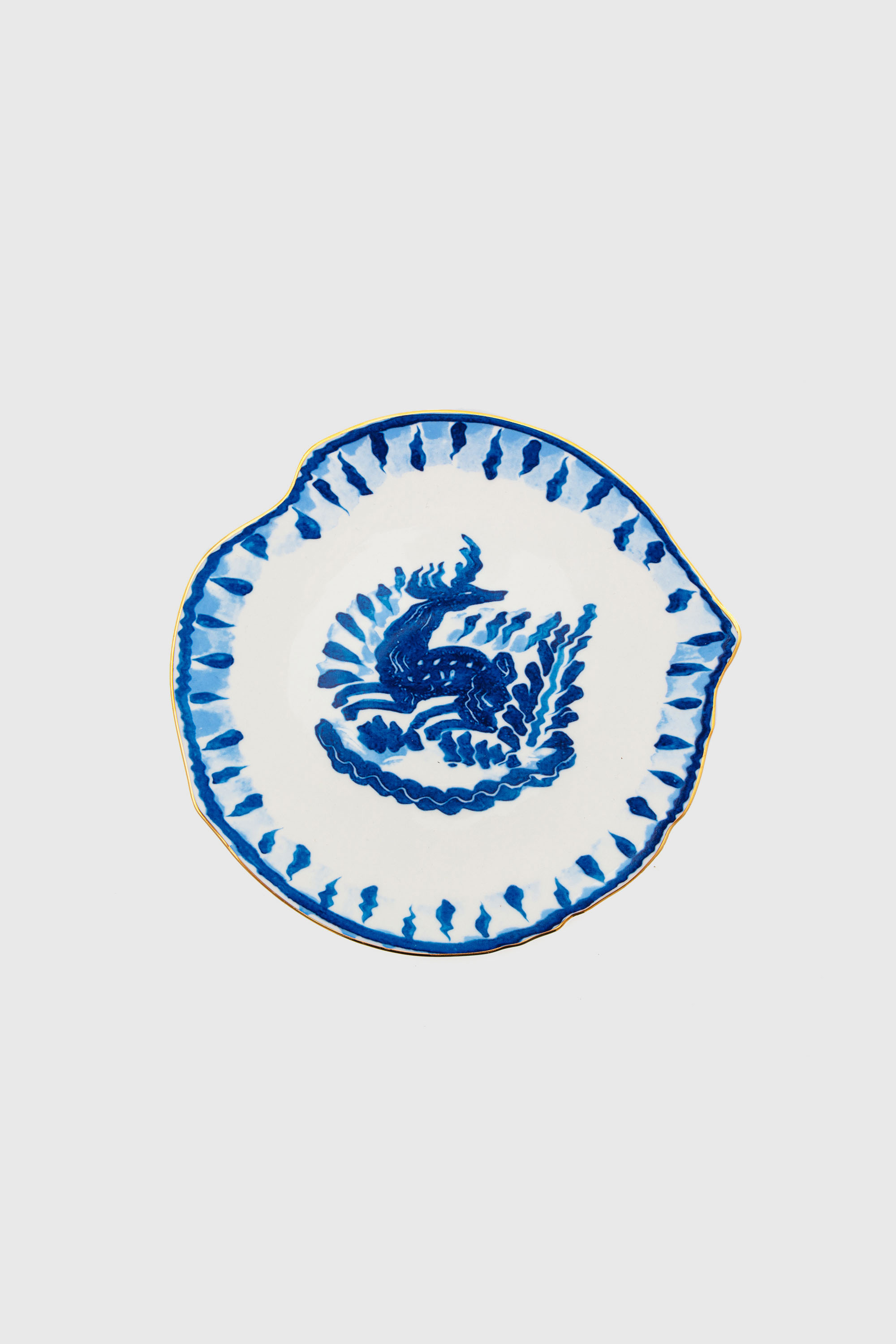 Diesel - 11230 DESSERT PLATE IN PORCELAIN "CLASSI, Piatto da dessert in porcellana Unisex in Multicolor - 1