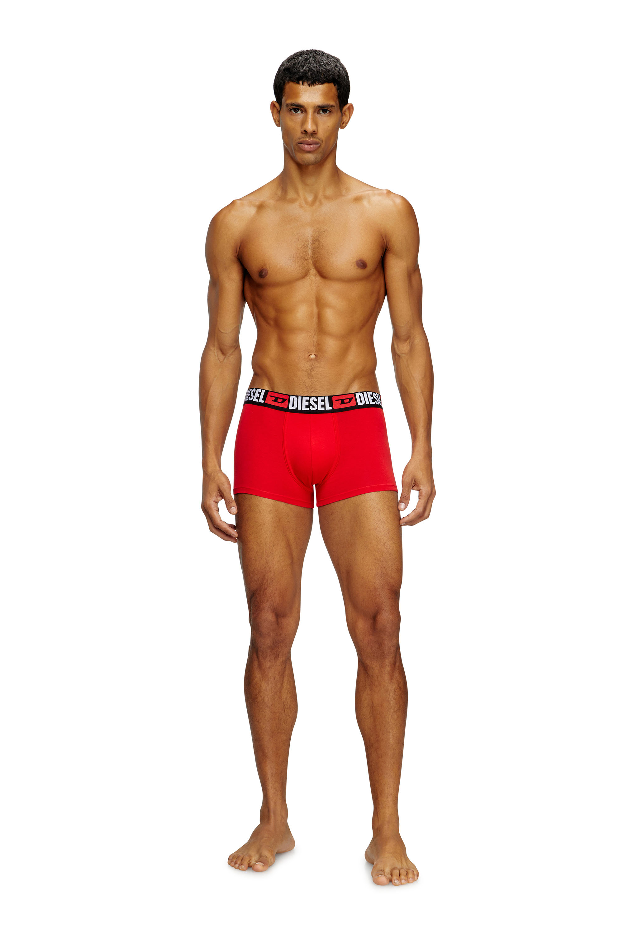 Diesel - UMBX-DAMIENTHREEPACK, Lot de trois boxers avec taille ornée du logo sur toute la surface Homme in Polychrome - 2