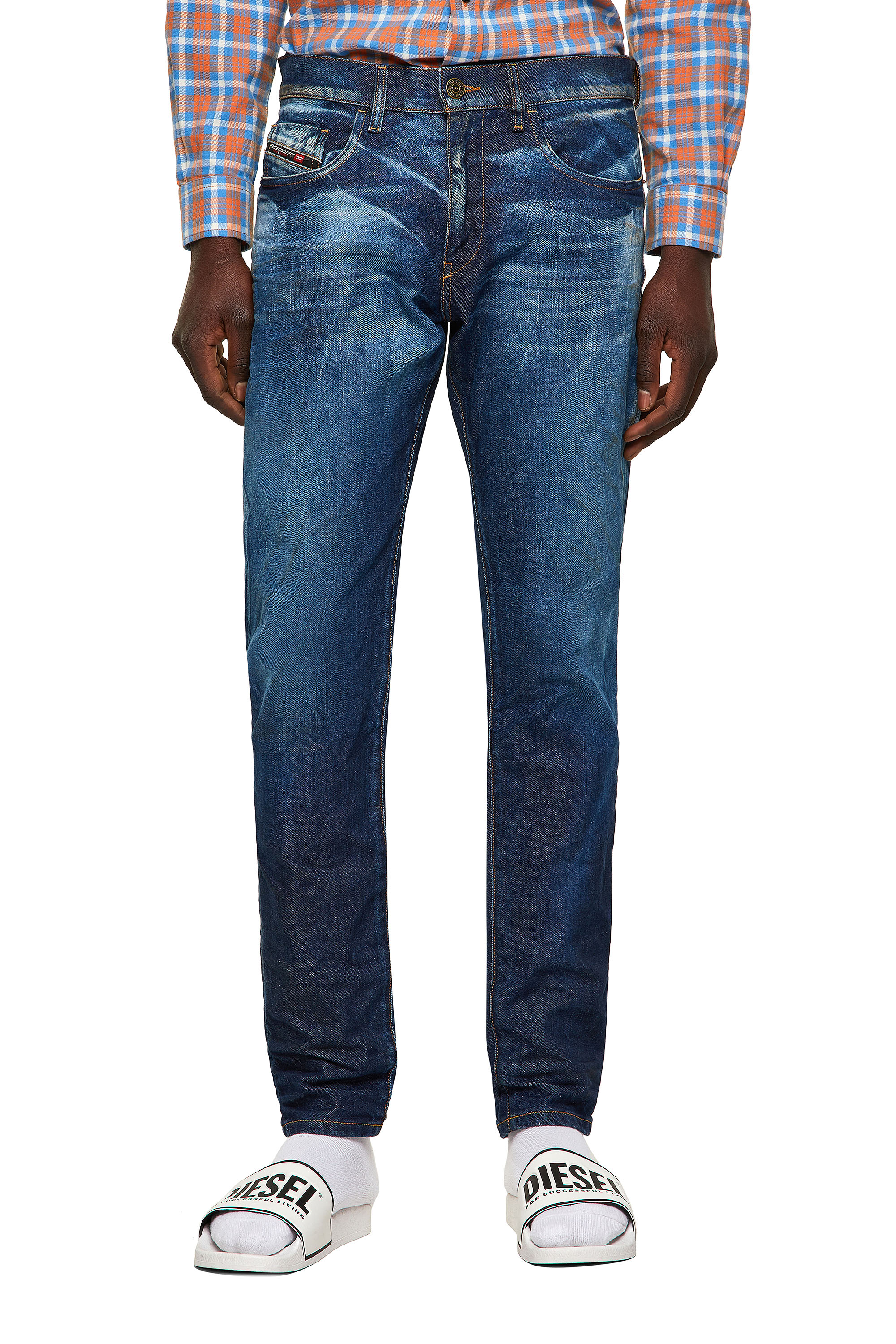 D-Strukt 09A13, Blu medio - Jeans