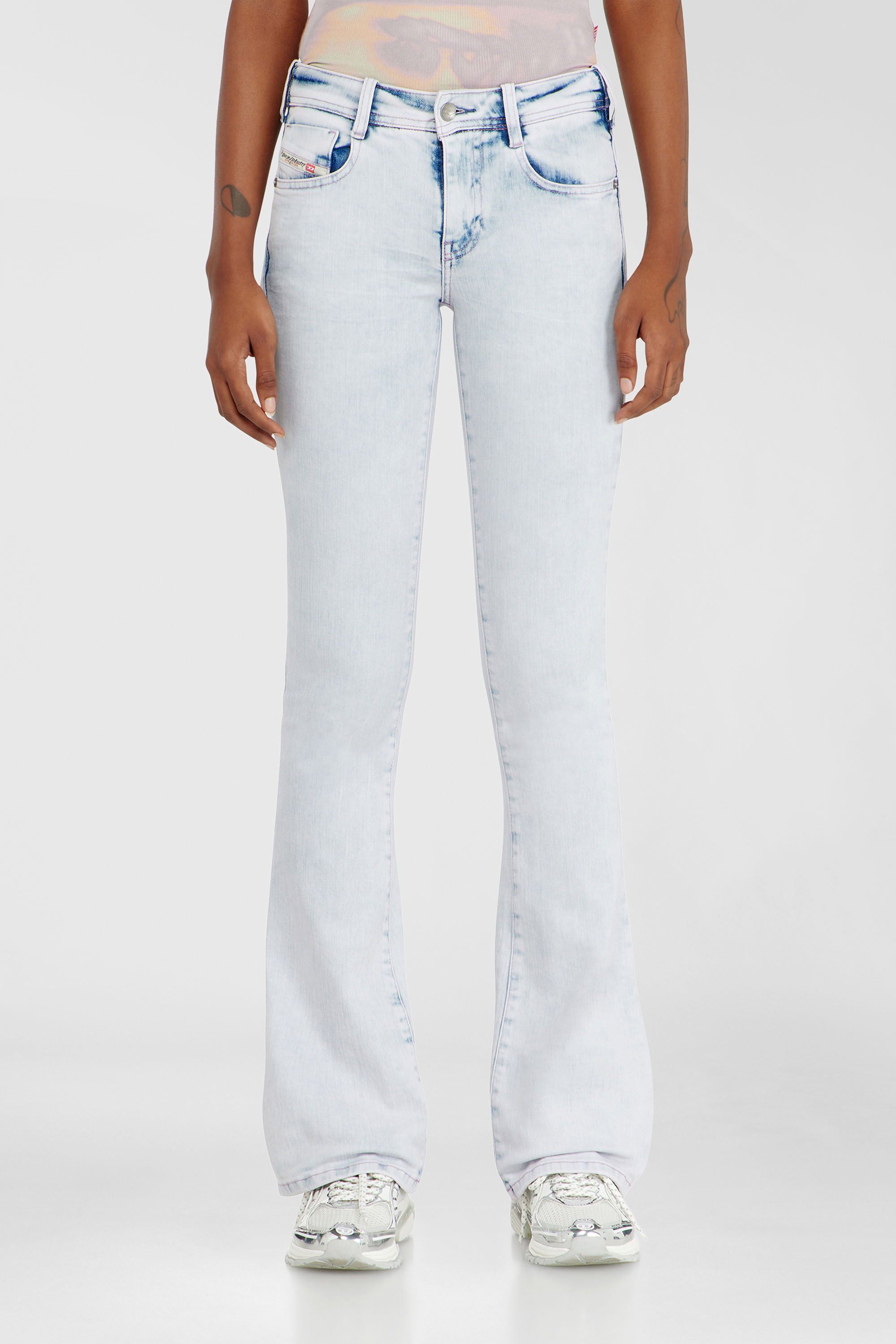 Diesel - Damen Bootcut Jeans 1969 D-Ebbey 0HDBH, Hellblau - 4