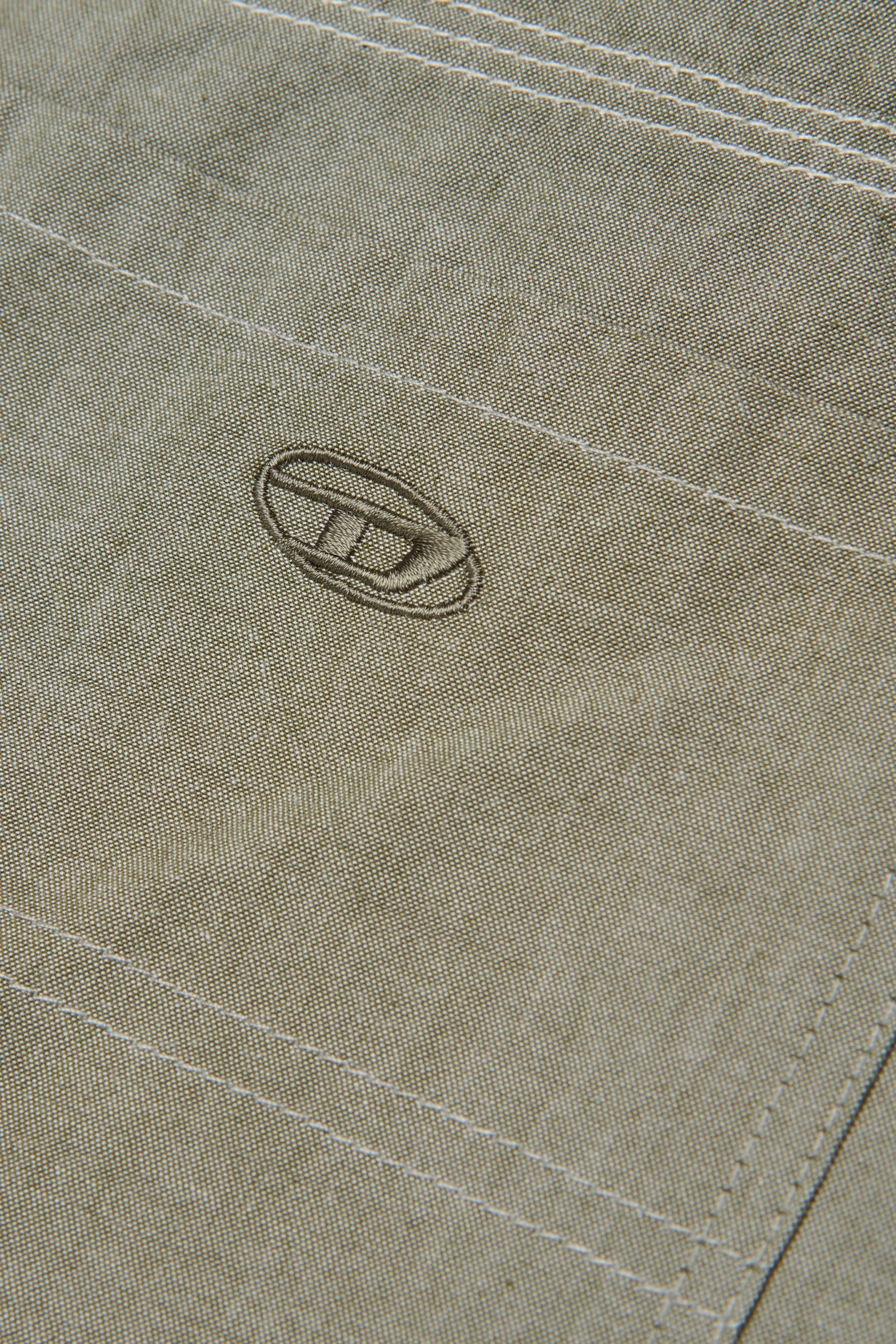 Diesel - PKEN SHORT, Herren Baumwoll-Bermudashorts mit aufgesetzten Taschen in Gr&uuml;n - 4