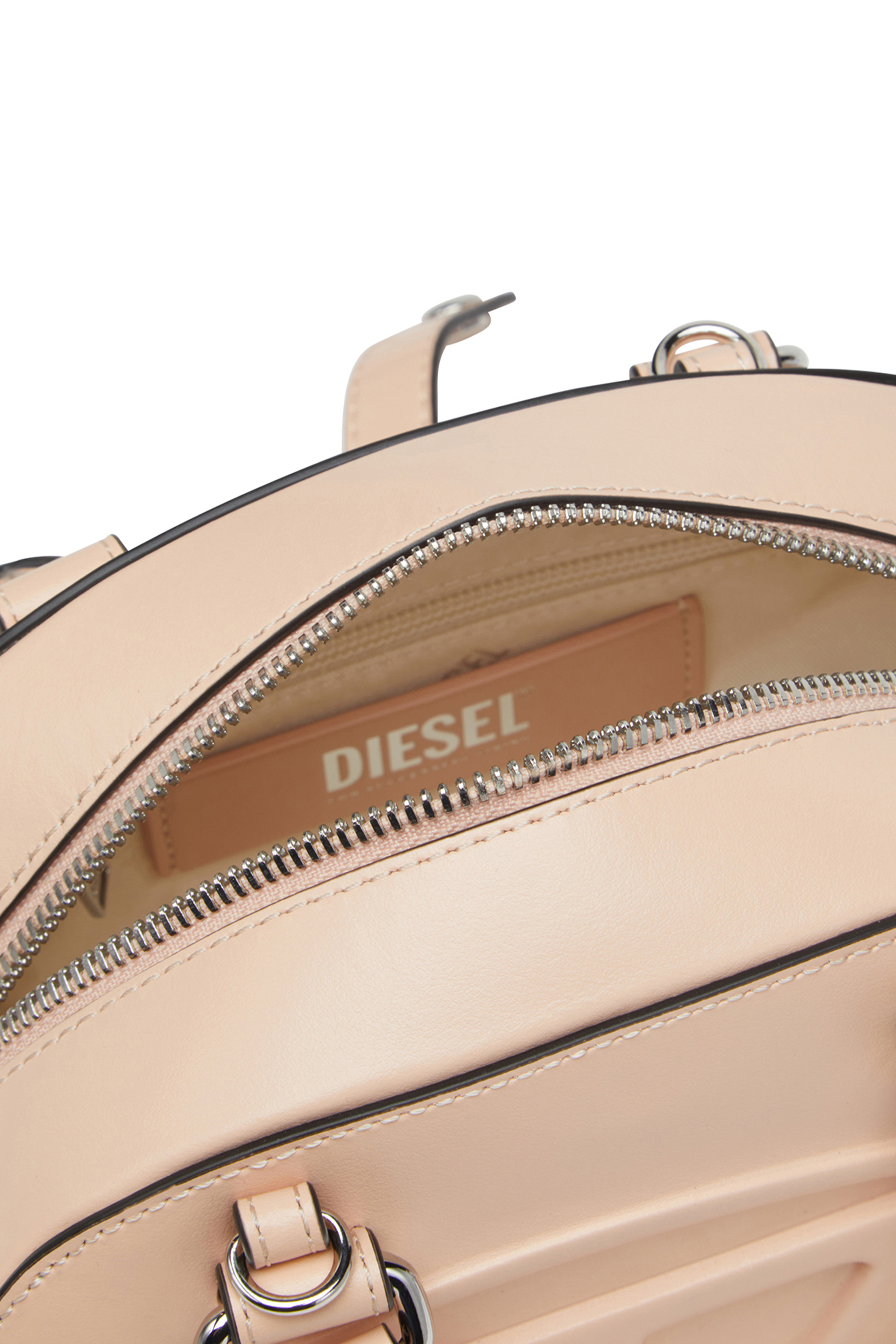 Diesel - 1DR DOME CROSSBODY, 1DR Dome-Borsa bowling mini in pelle Donna in Rosa - 3