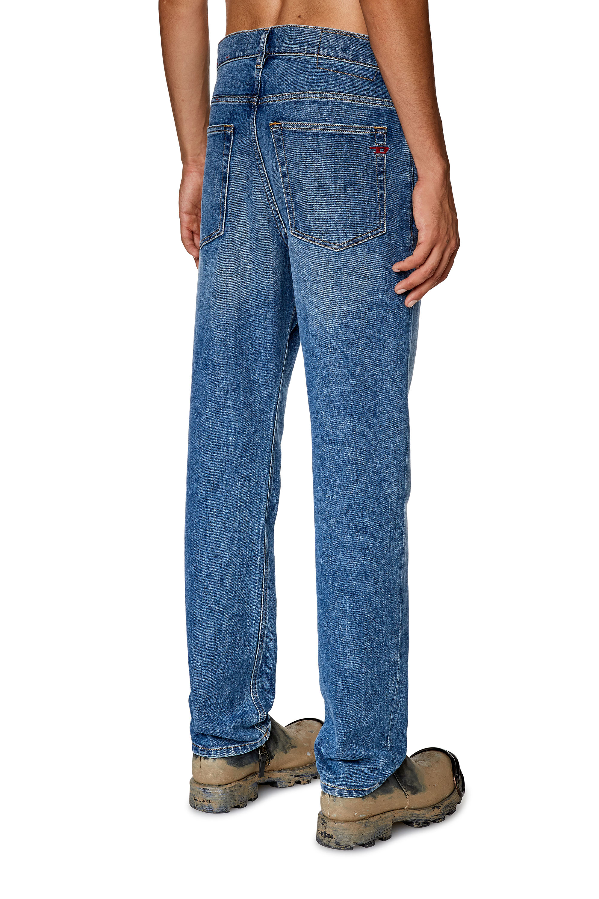 Diesel - Tapered Jeans 2005 D-Fining 09F82, Blu medio - Image 2