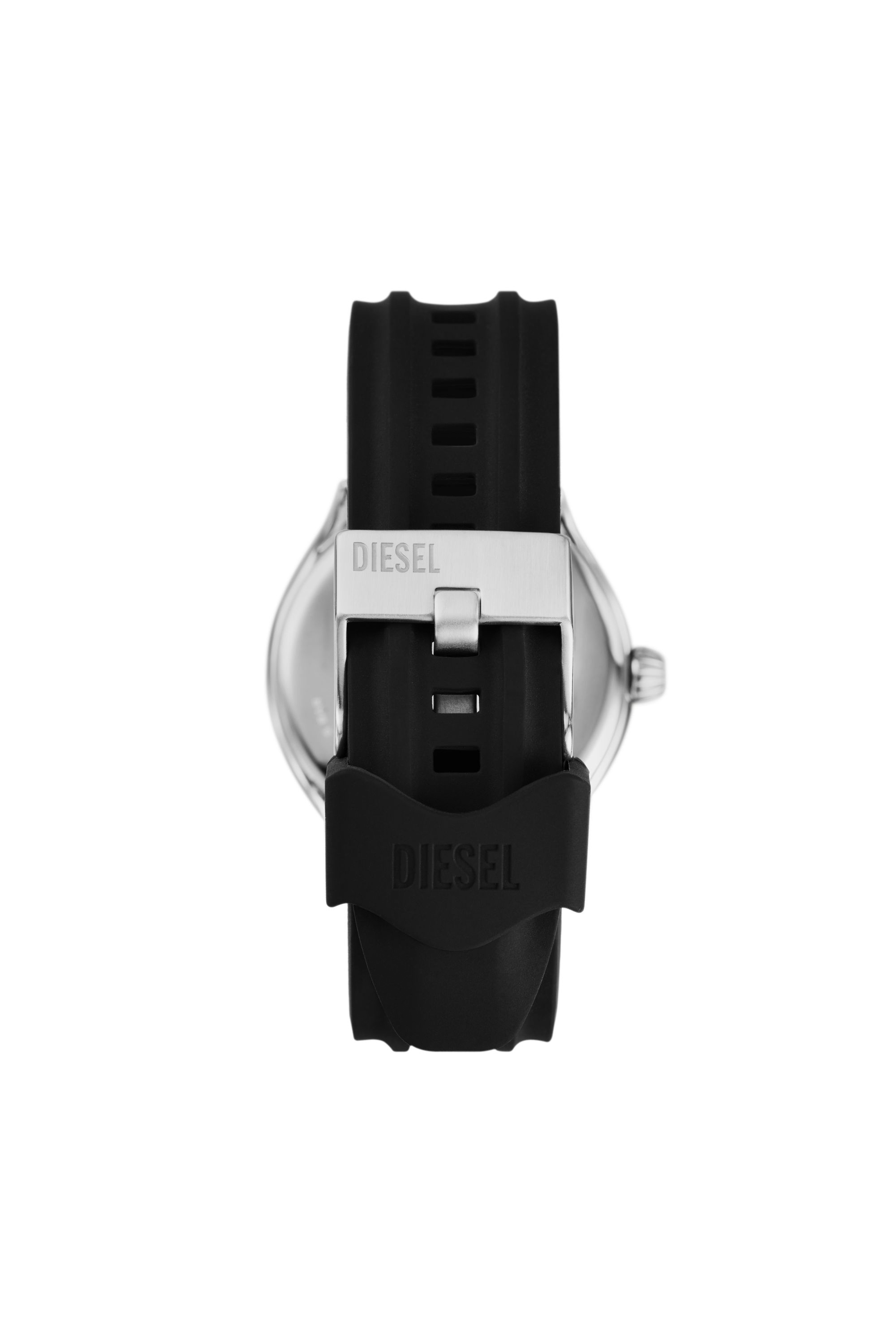 Diesel - DZ2202, Herren Streamline Armbanduhr aus schwarzem Silikon in Schwarz - Image 2