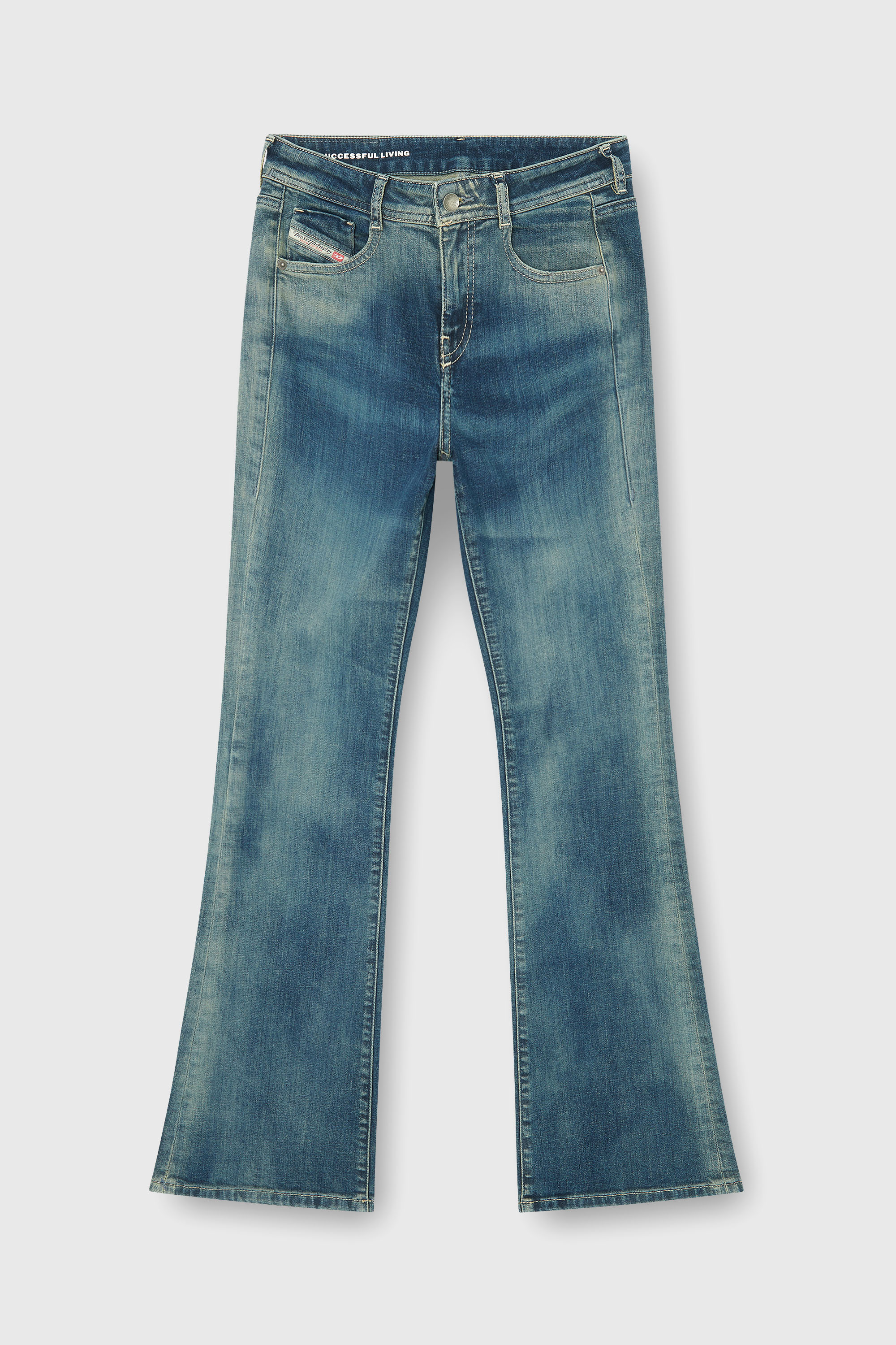 Diesel - Woman's Bootcut Jeans 1969 D-Ebbey 09P41, Medium blue - 2