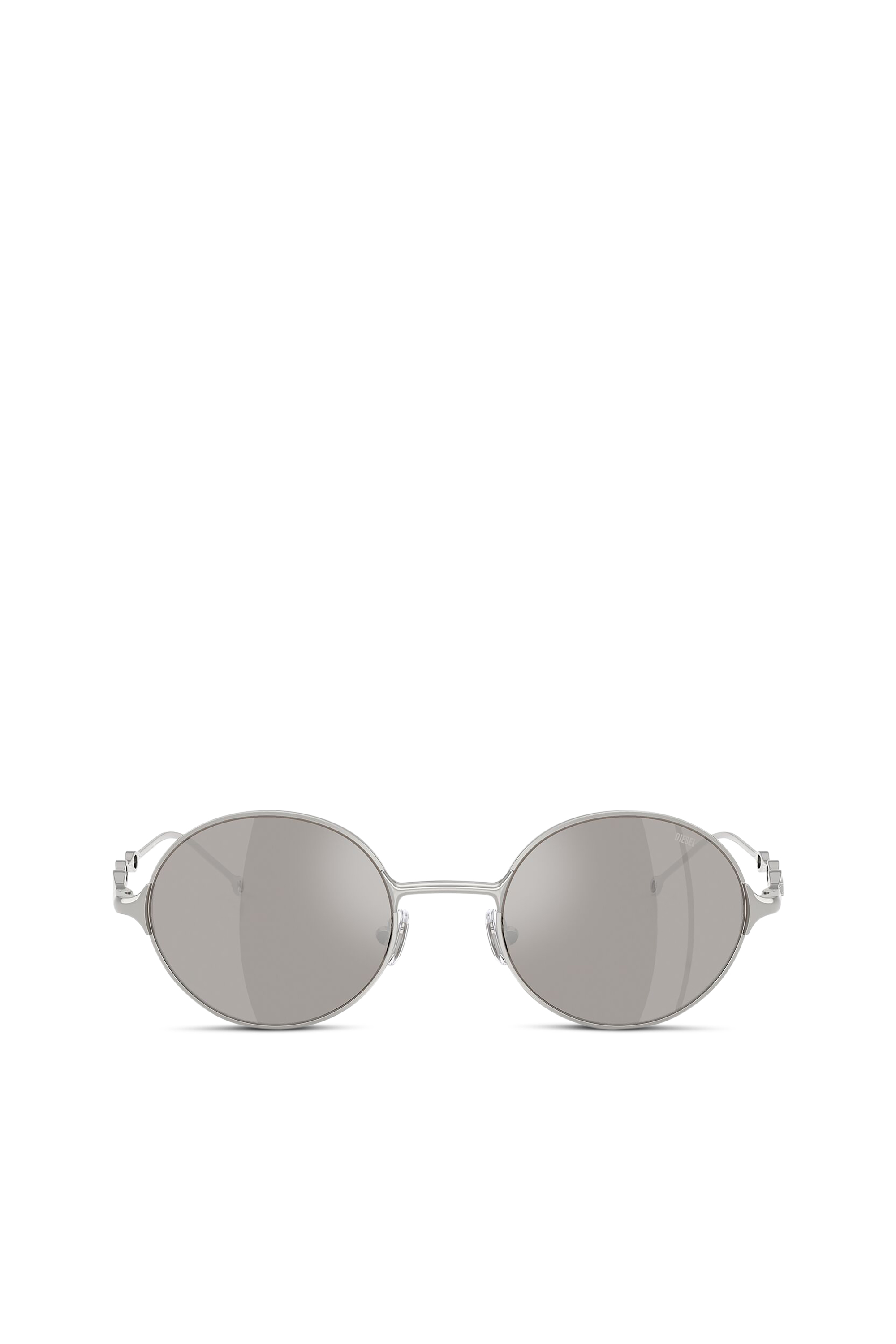 Diesel - 0DL1008, Lunettes de soleil carrées Mixte in Gris argenté - 1