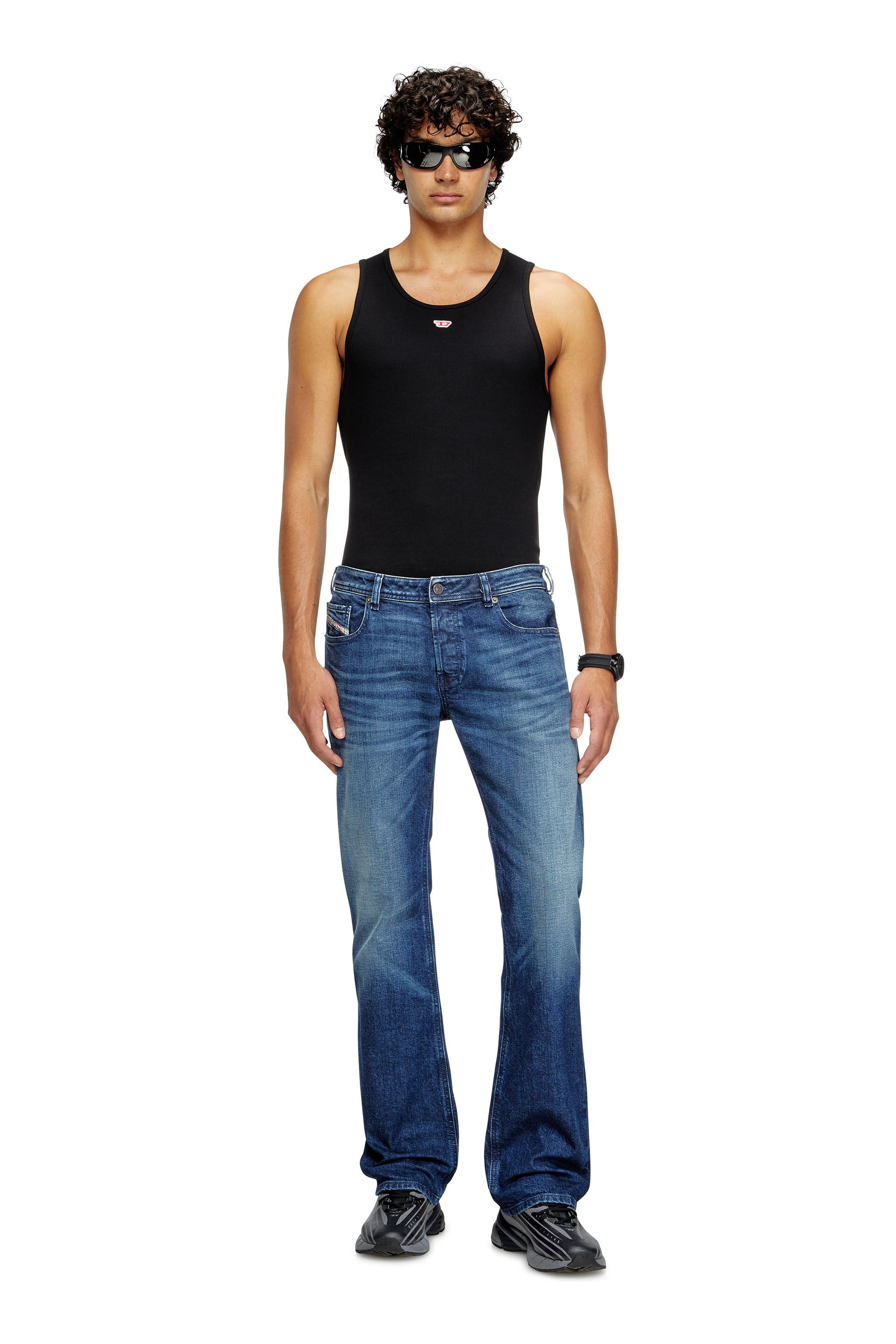 Diesel - Bootcut Jeans 2007 Zatiny 09L51 Uomo, Blu Scuro - Image 1