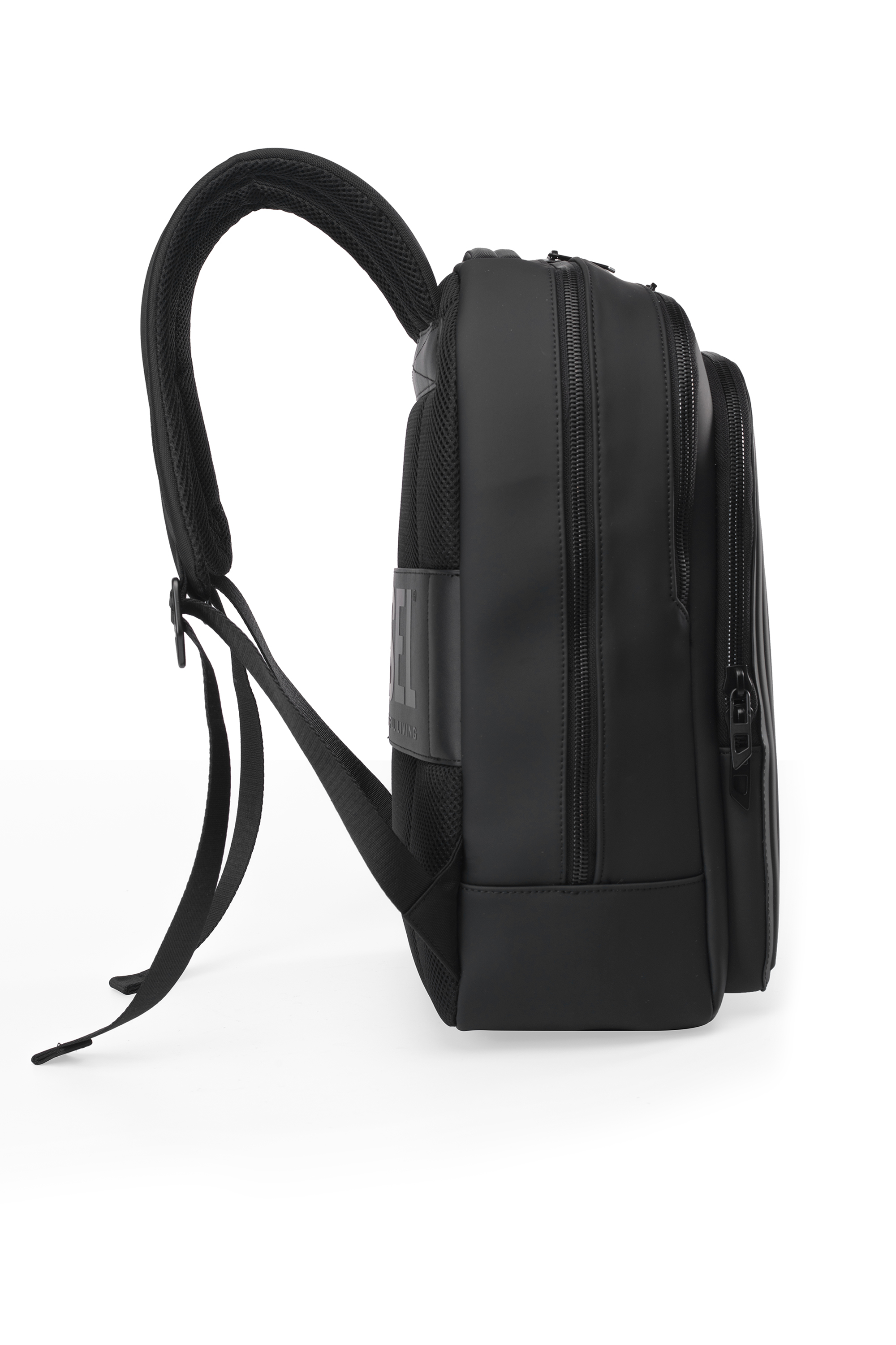 Diesel - DIESEL ALUMINUM BACKPACK DSB003, Unisex Funktionaler Business-Rucksack in Schwarz - 4