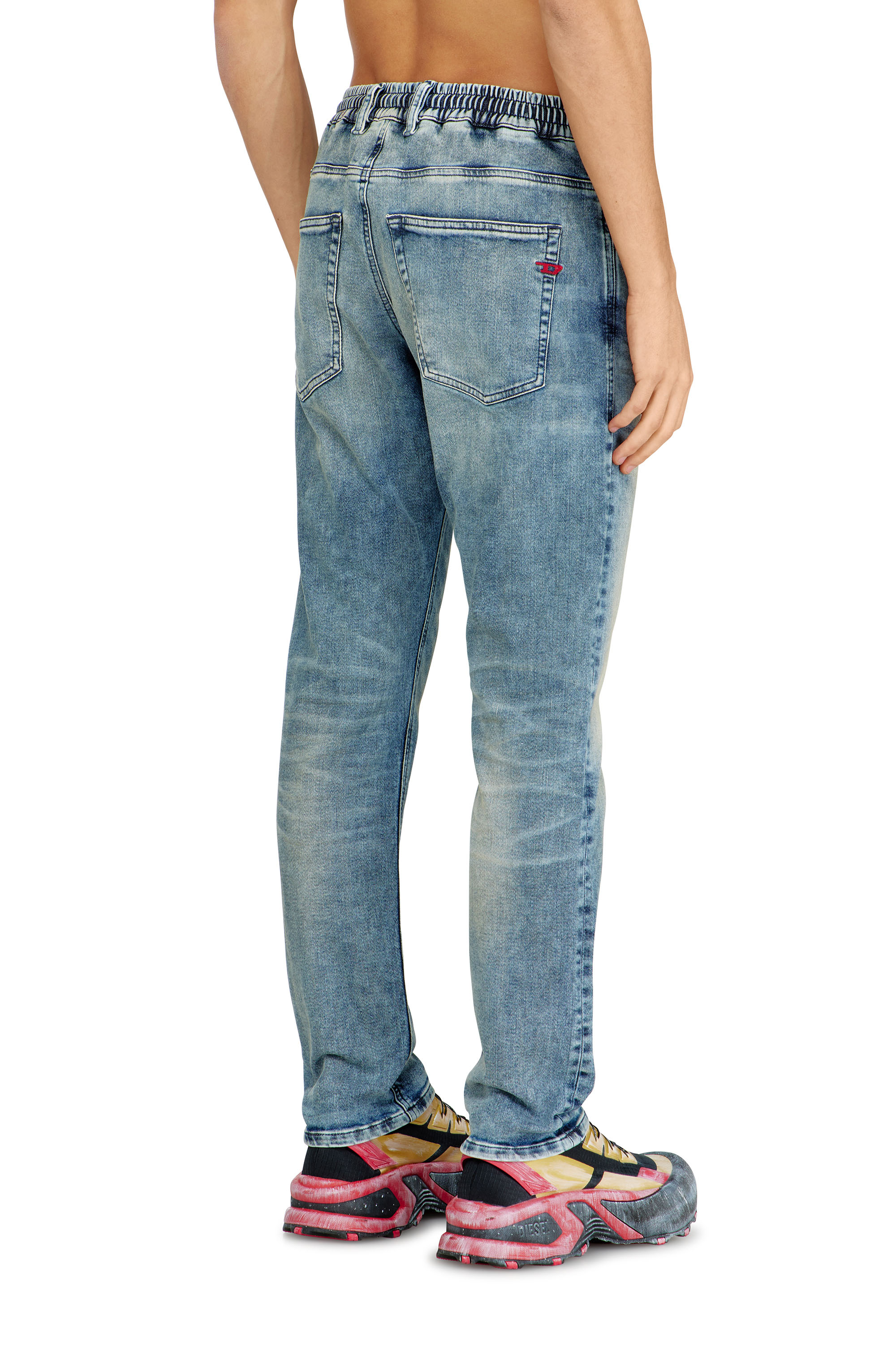 Diesel - Regular 2032 D-Krooley Joggjeans&reg; 09N63 Uomo, Blu Chiaro - Image 4