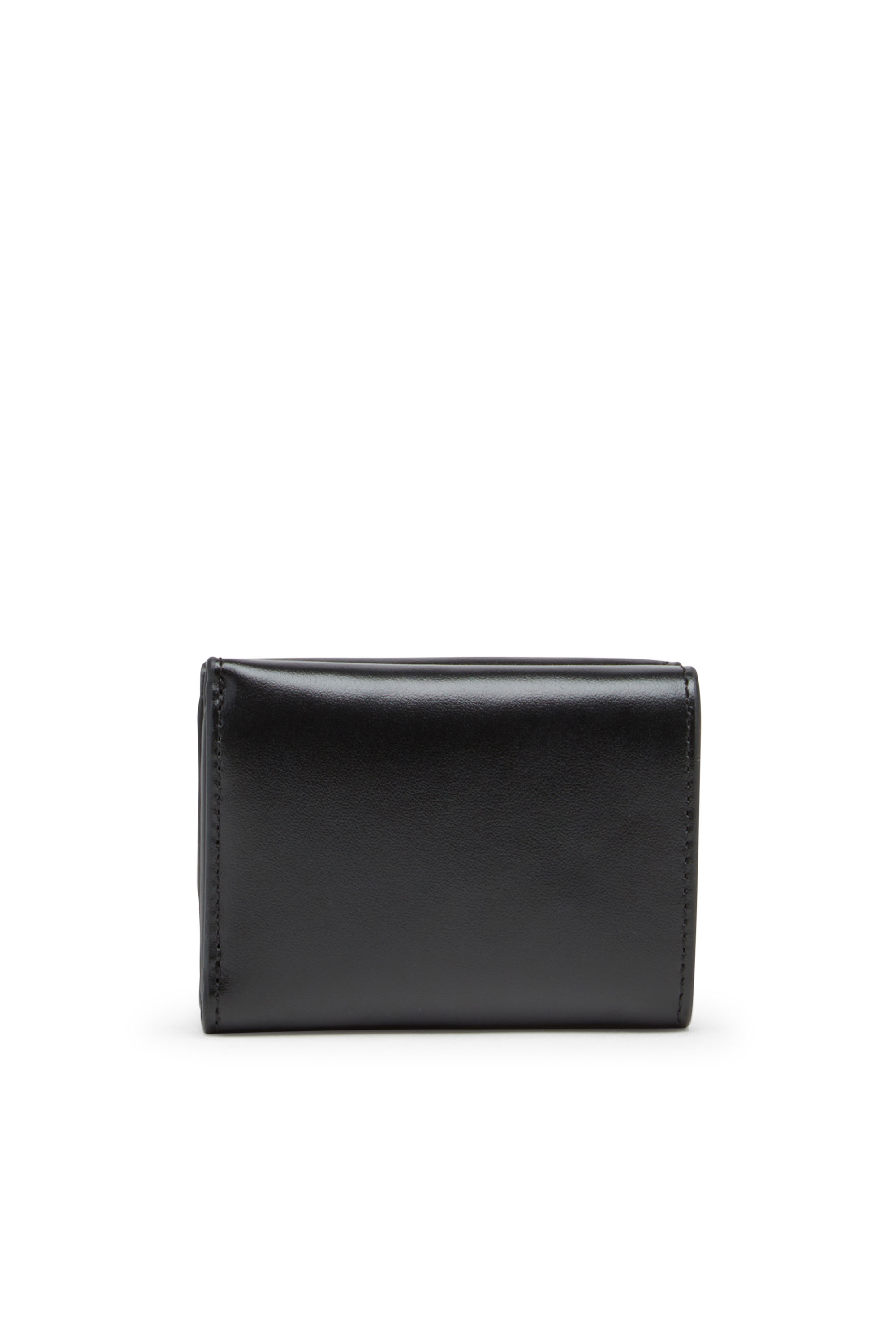 Diesel - 1DR TRI FOLD COIN XS II, Portefeuille en cuir à trois volets Femme in Noir - 2