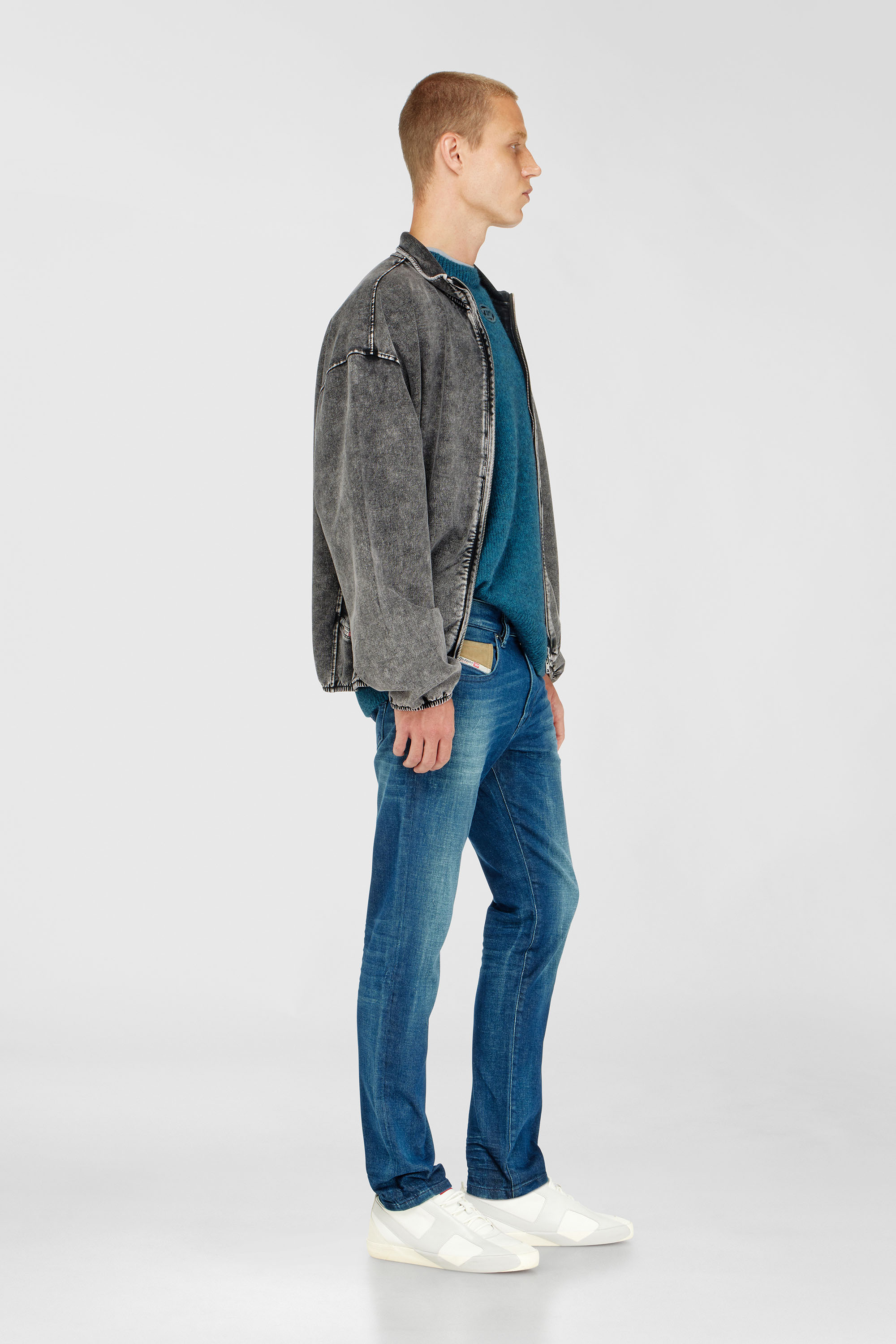 Diesel - Slim Jeans 2019 D-Strukt 0PBBZ Uomo, Blu medio - Image 2