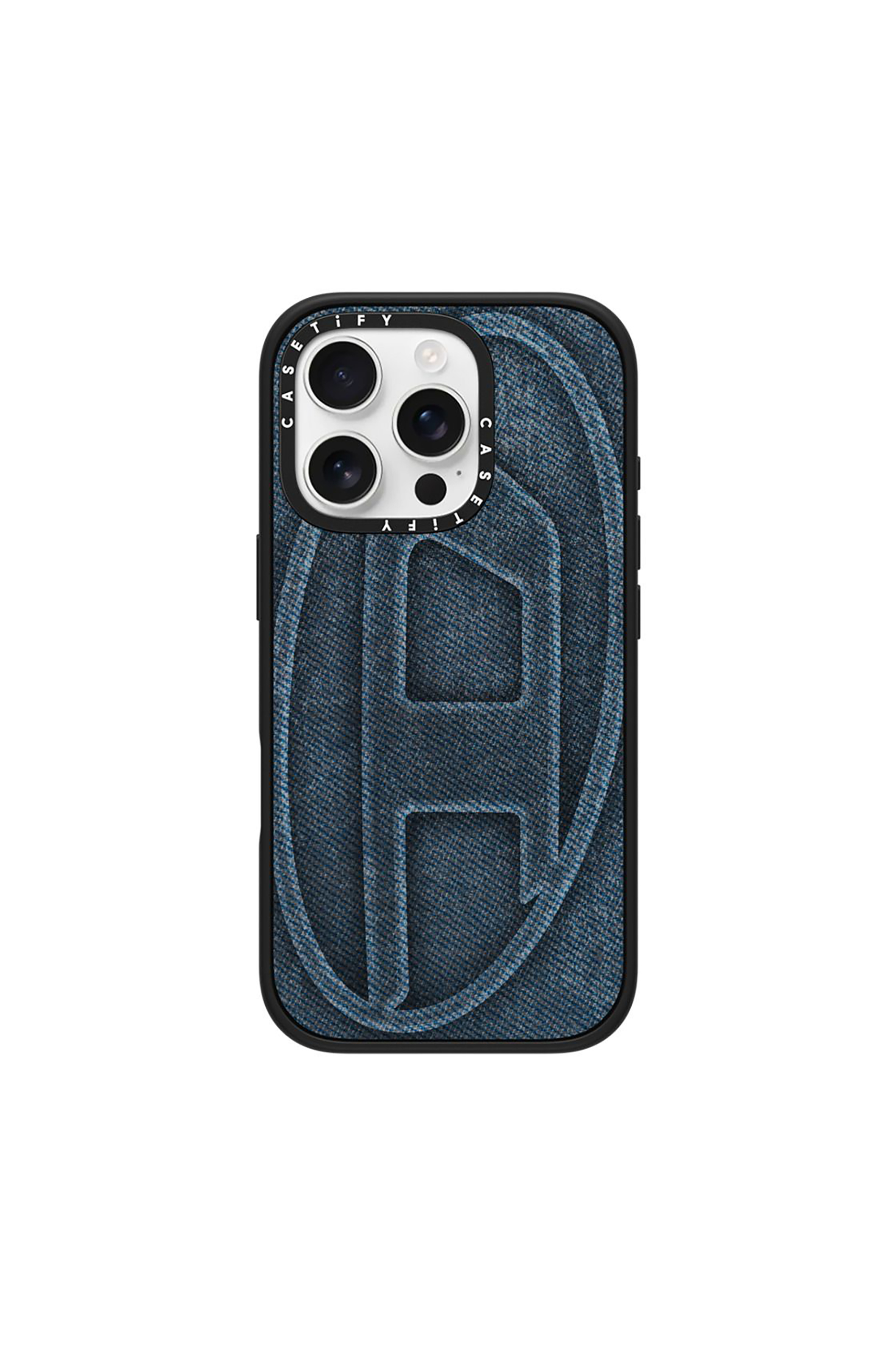 Diesel - 60583 MOULDED CASE, Unisex H&uuml;lle Oval D impact f&uuml;r iPhone 16 Pro in Blau - 1