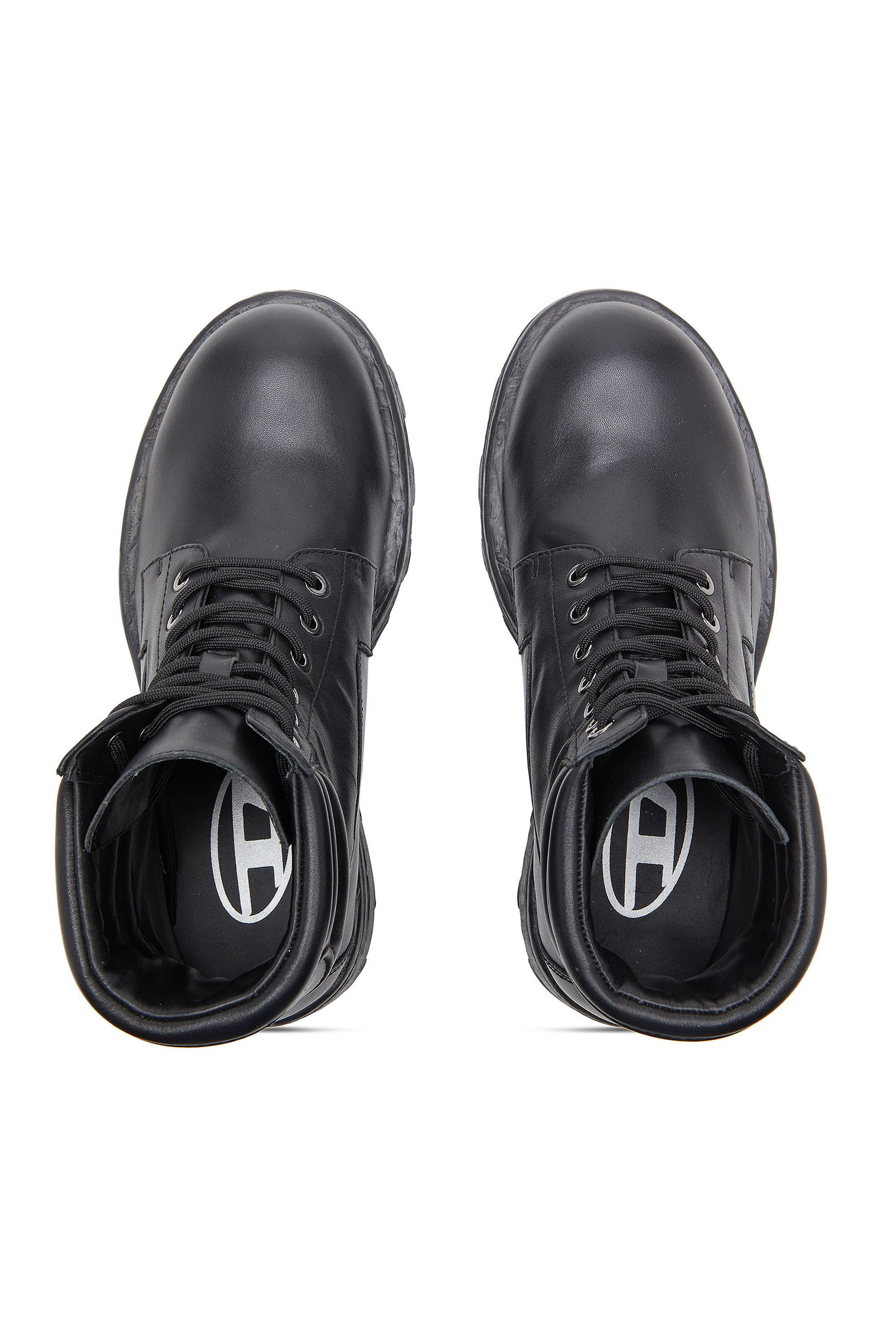 Diesel - D-HAMMER LACE UP, D-Hammer - Stivaletti in pelle Uomo in Nero - 4