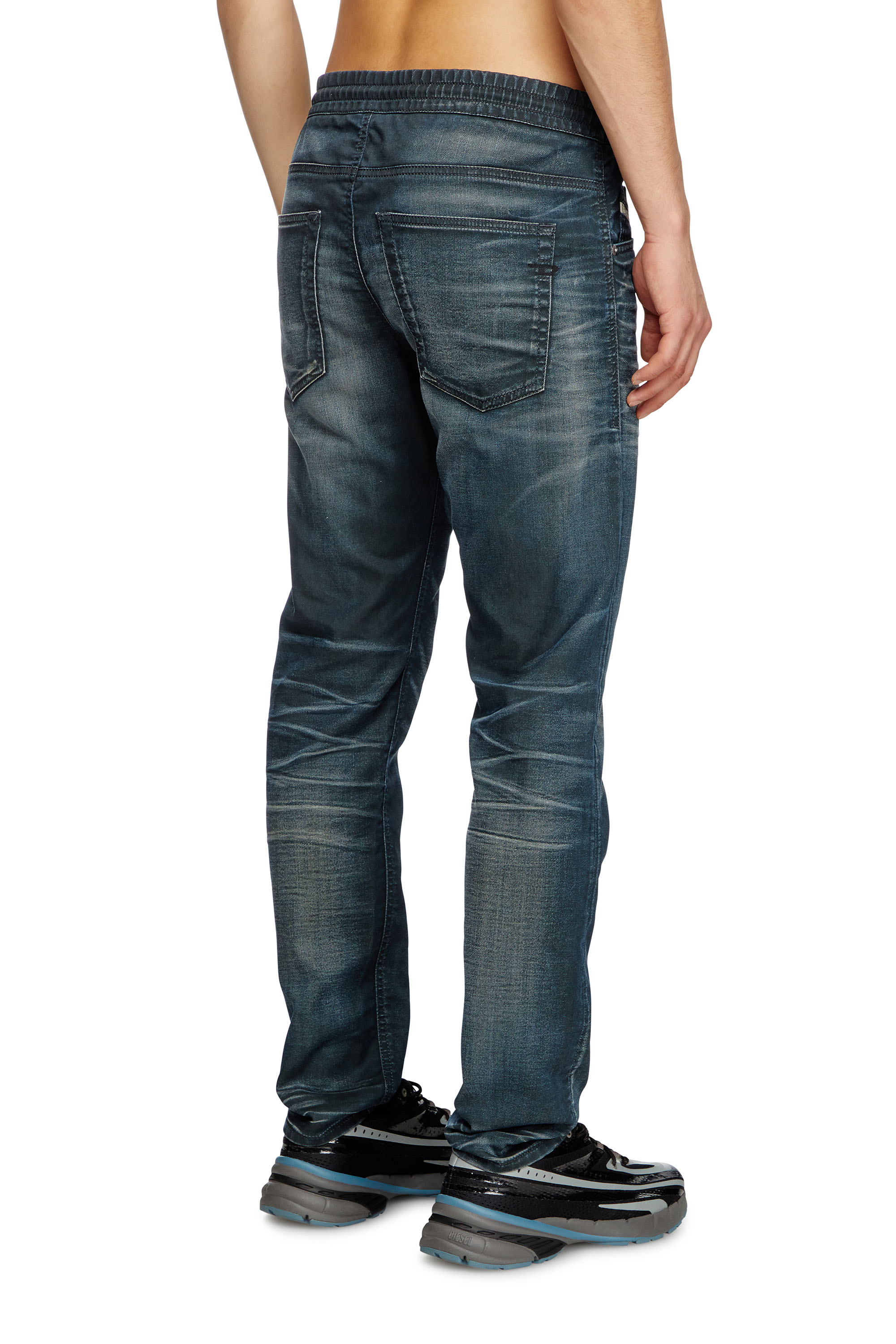 Diesel - Regular 2030 D-Krooley Joggjeans® 068QK Uomo, Blu Scuro - Image 4