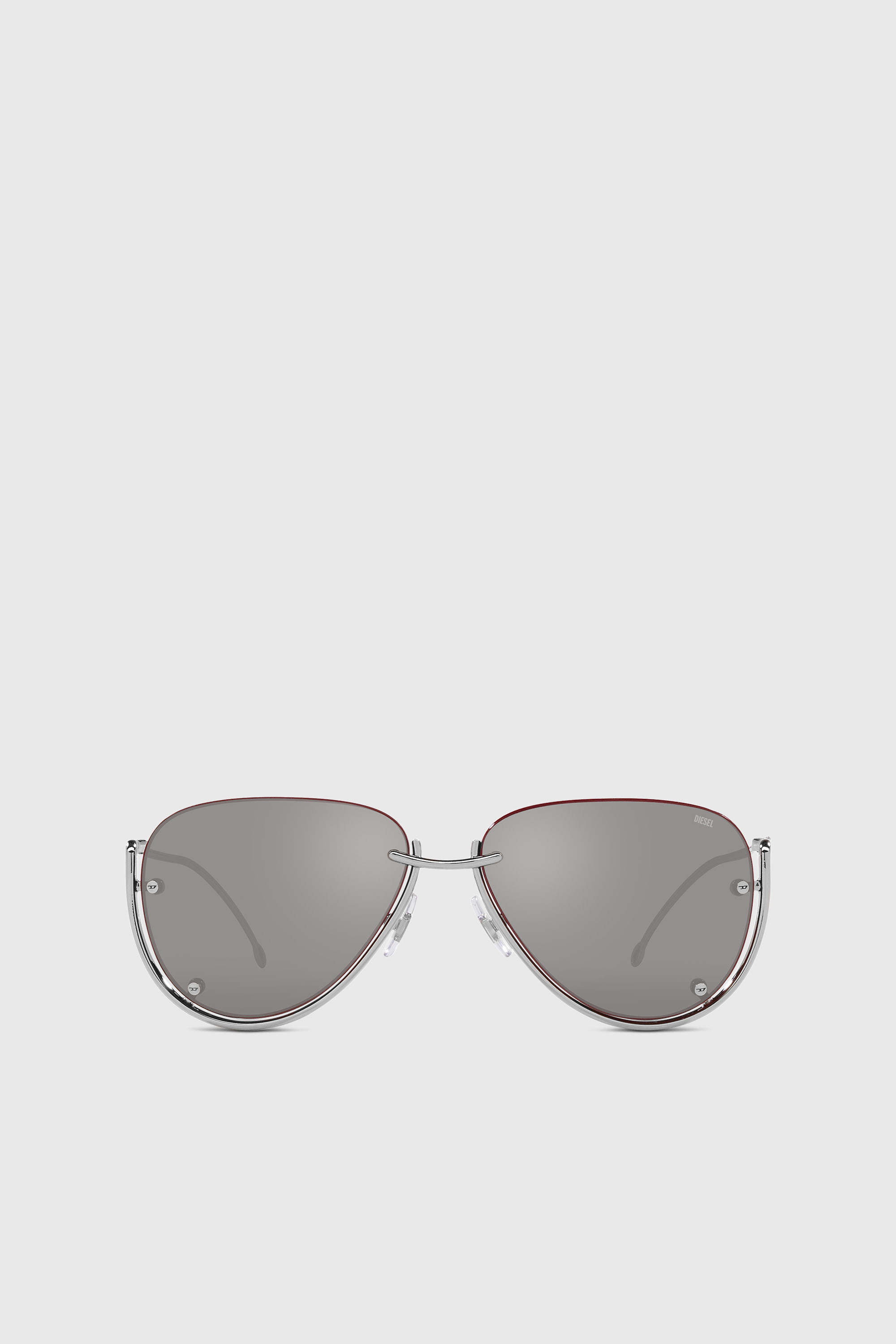 Diesel - 0DL1003, Unisex Brille in Pilotenform in Silber - 1