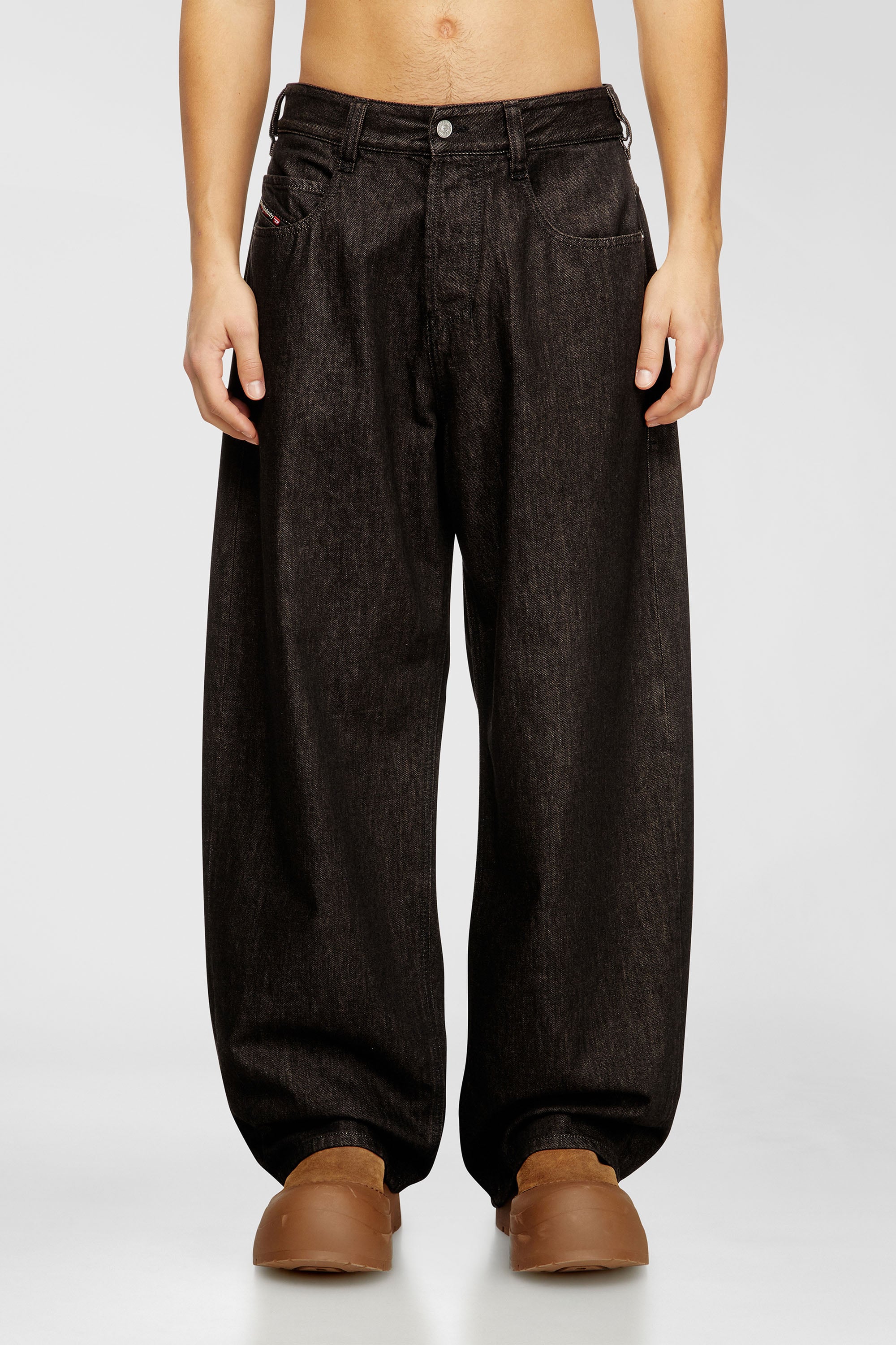 Diesel - Unisex Relaxed Jeans 1997 D-Enim-M 09N25, Schwarz/Dunkelgrau - 1