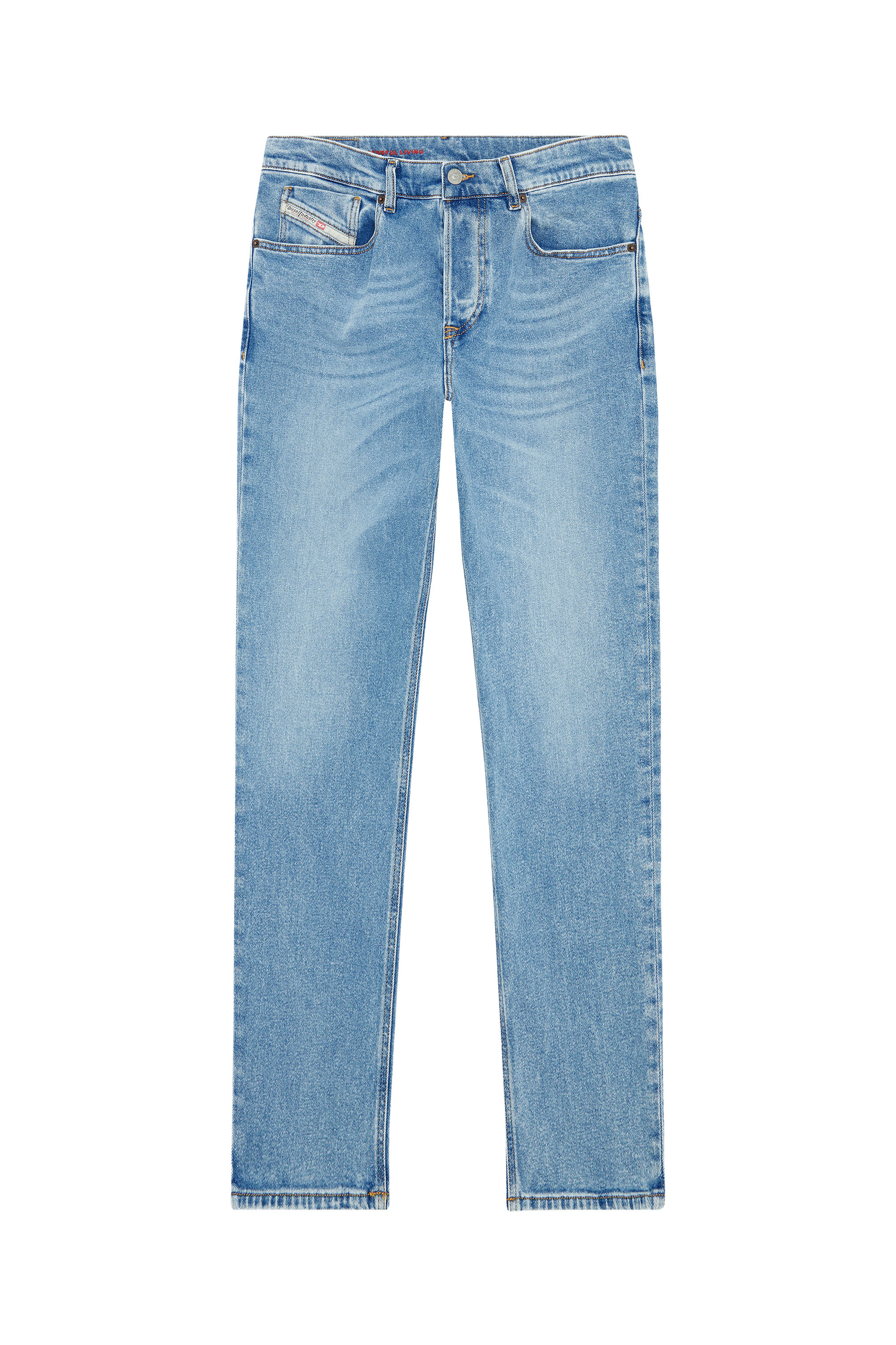 Diesel - Tapered Jeans 2005 D-Fining 9B92L, Bleu Clair - Image 5